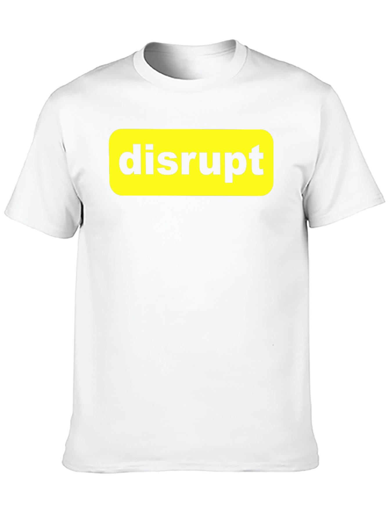 Black Disrupt T-Shirt - Bold Statement Tee view 10