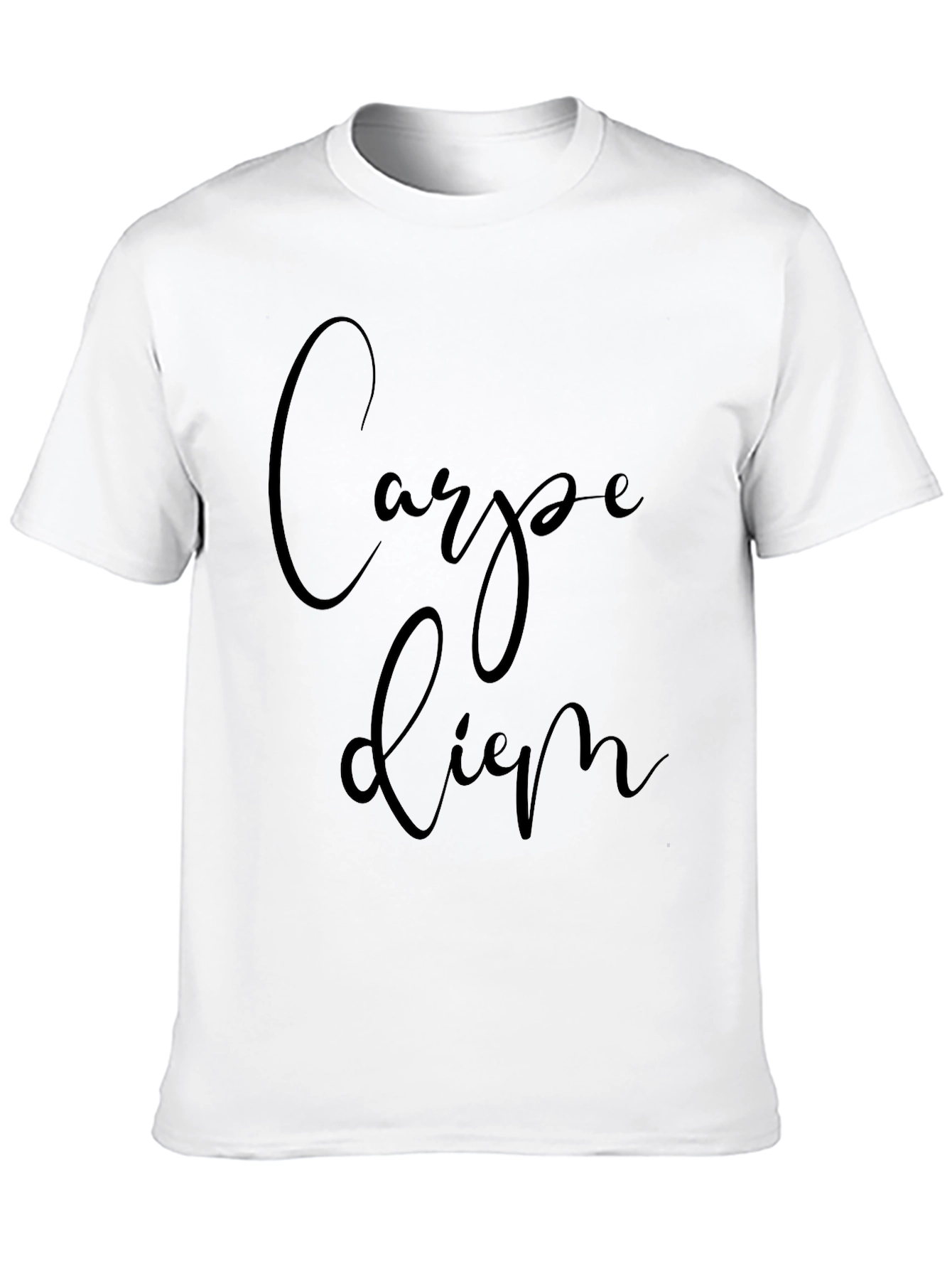 Black Carpe Diem Black T-Shirt - Seize the Day! view 10