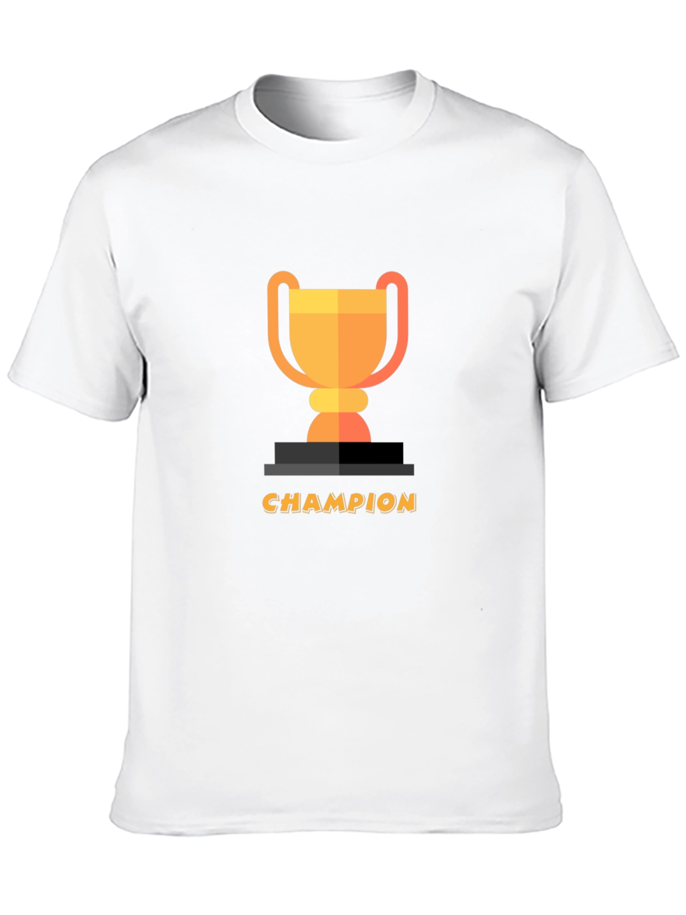 Black Champion Trophy Graphic Black T-Shirt view 10