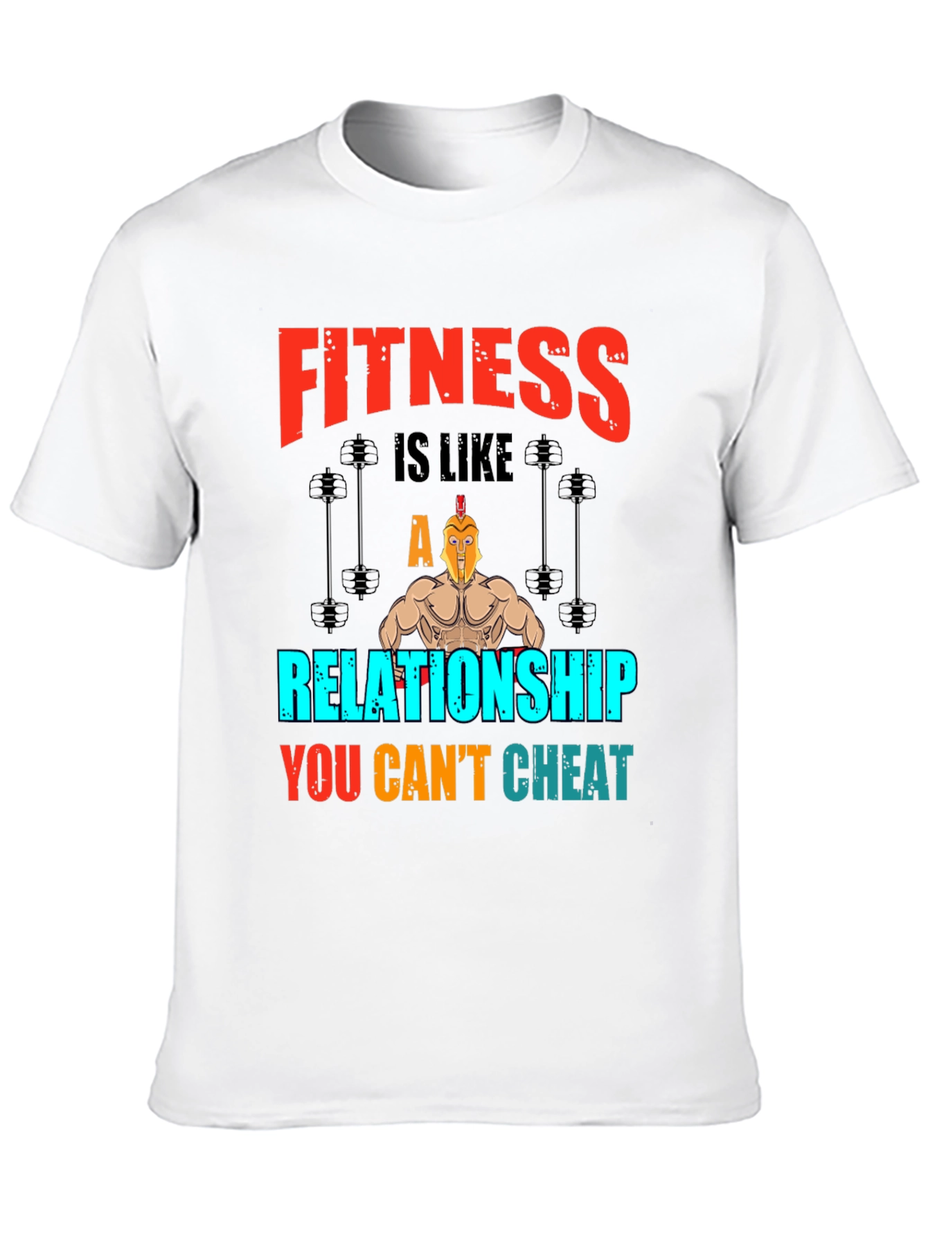 Black Fitness Relationship Graphic Tee view 10