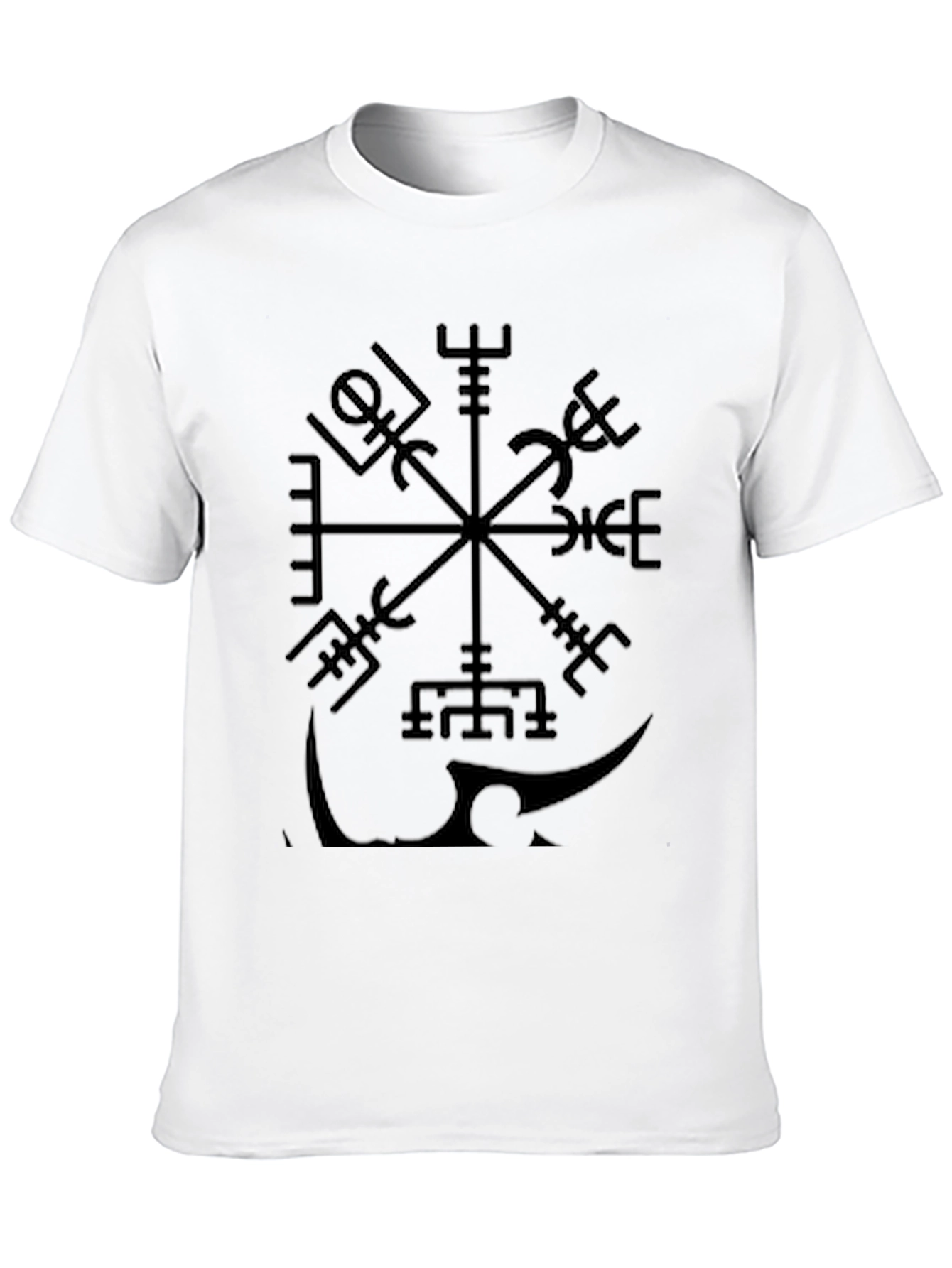 Vegvisir Compass Black T-Shirt - 10