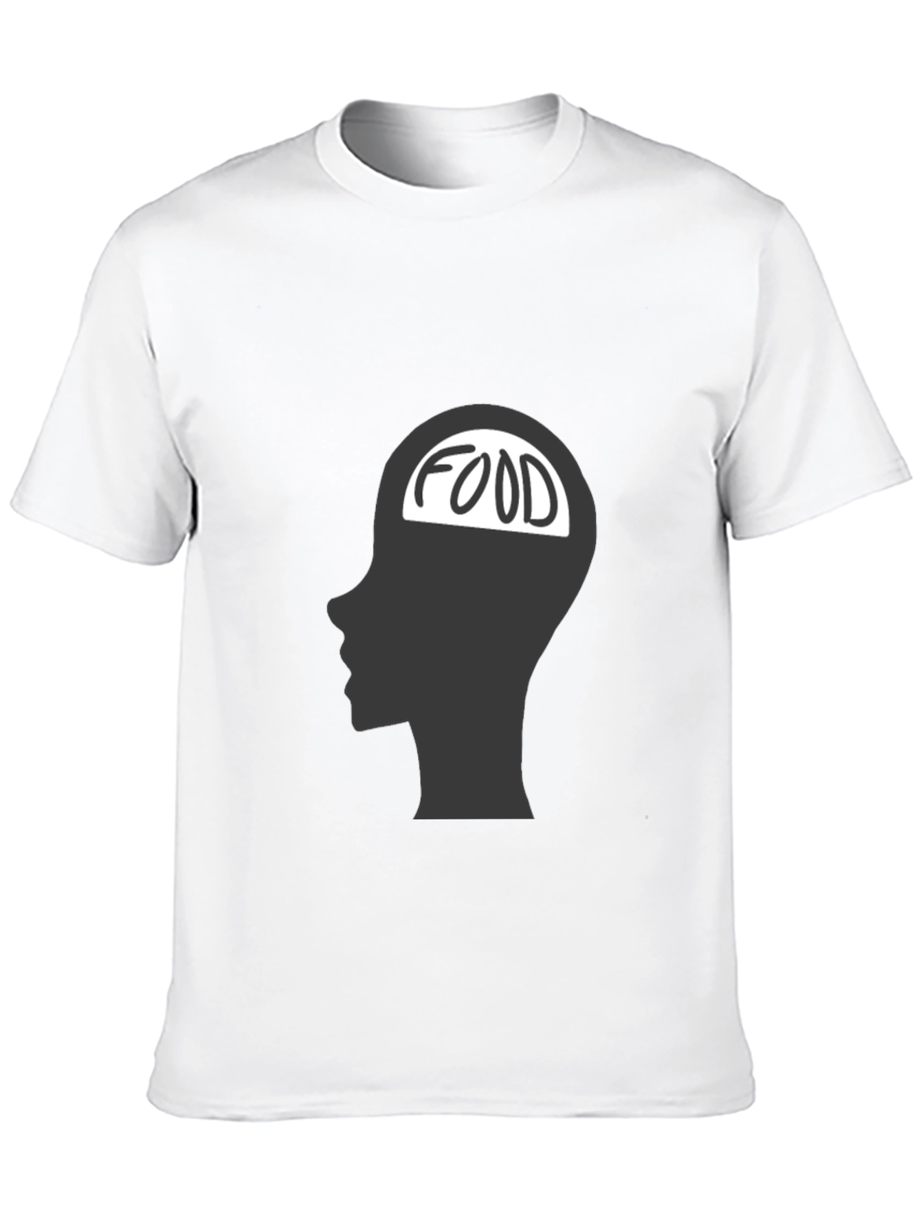 Black Food on the Brain T-Shirt view 10