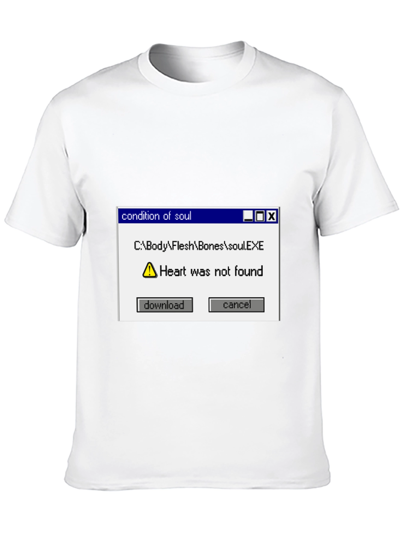 Black Condition of Soul T-Shirt - Heart Not Found view 10