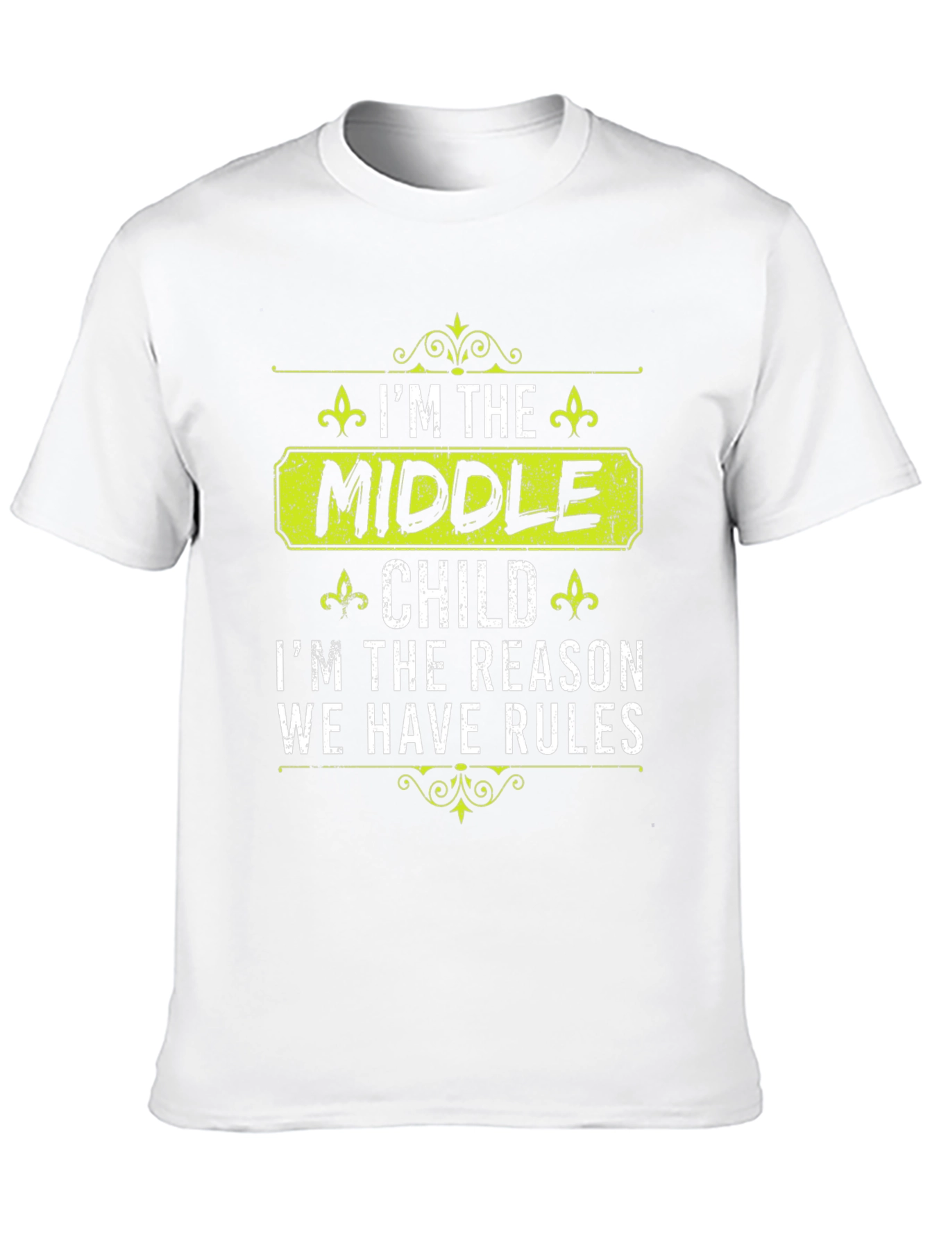 Black Middle Child T-Shirt - Reason for the Rules Tee view 10