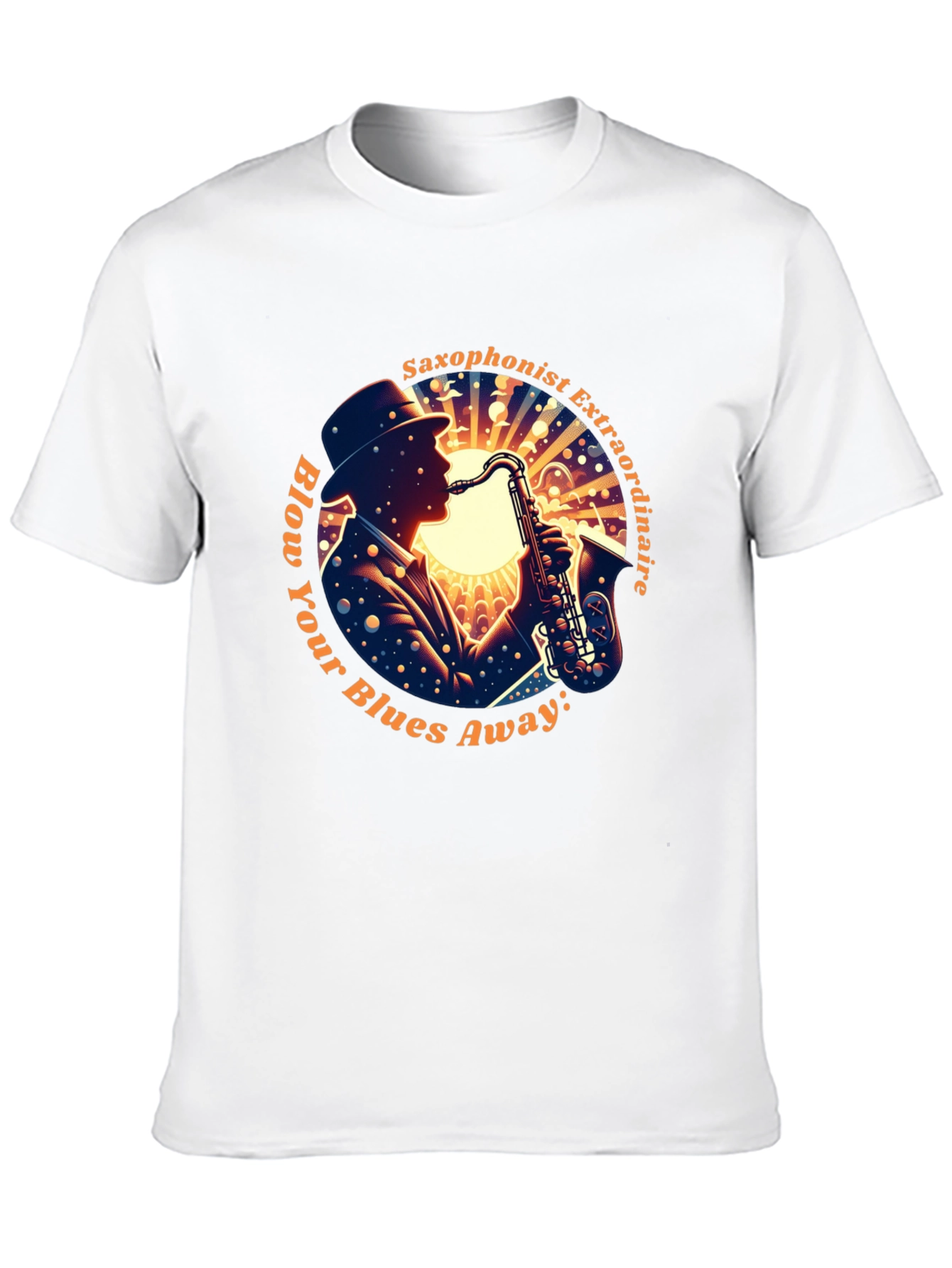 Black Saxophonist Extraordinaire Graphic Tee view 10