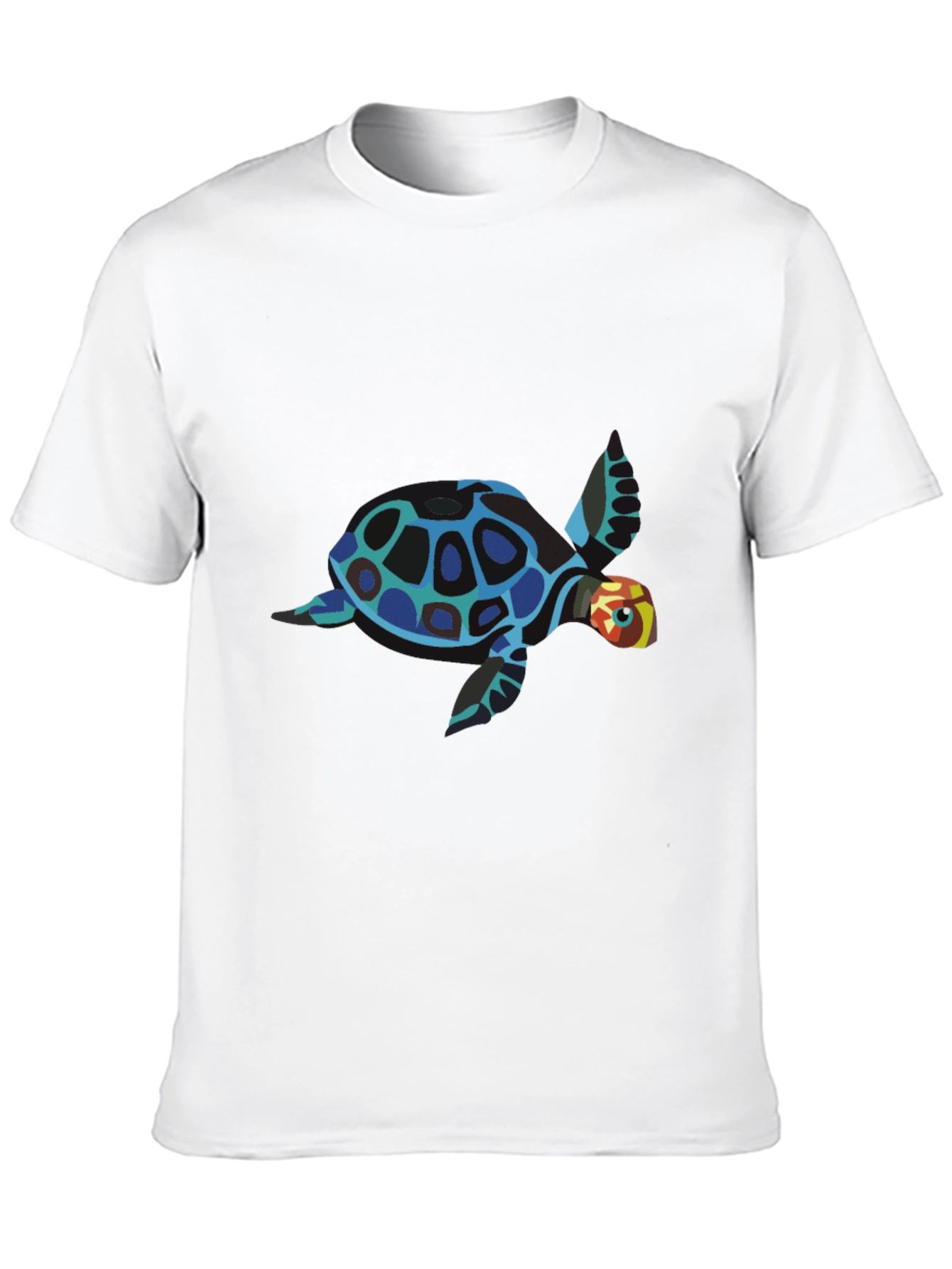 Black Sea Turtle Graphic Tee - Black view 10