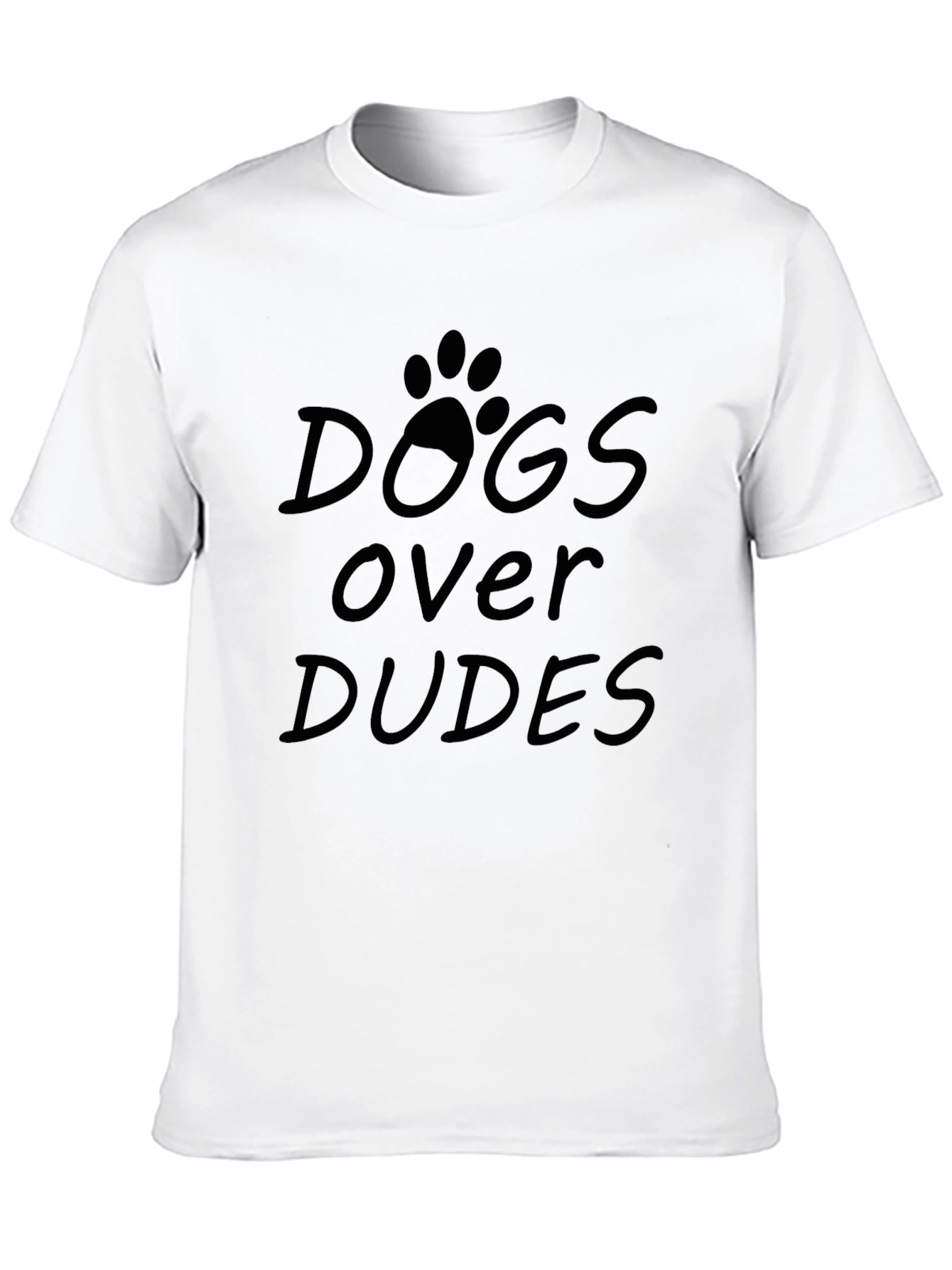 Black Dogs Over Dudes Graphic Tee view 10