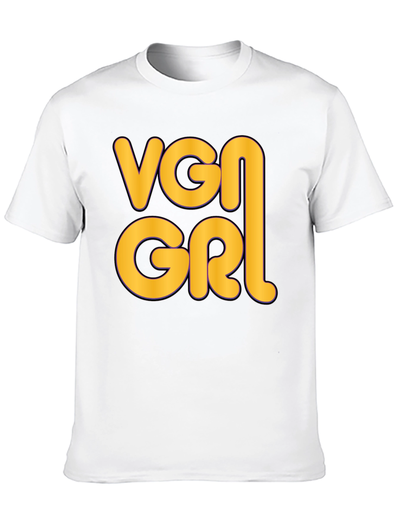 Black VGN GRL Graphic T-Shirt - Unique Design, Casual Wear view 10
