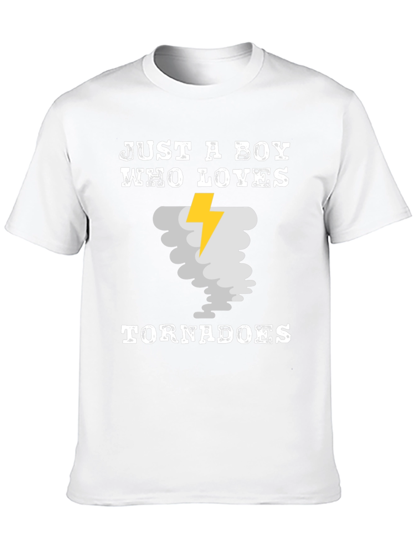Black Boy Who Loves Tornadoes Graphic Tee view 10