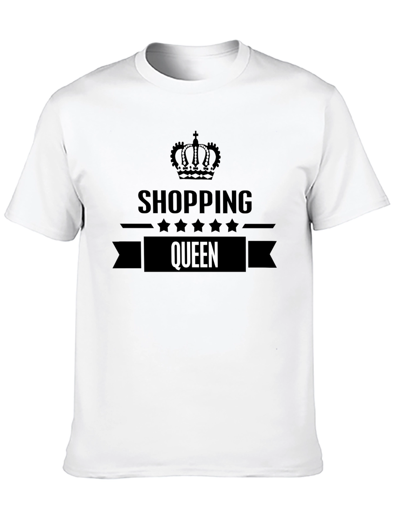 Black Shopping Queen Black Graphic Tee view 10