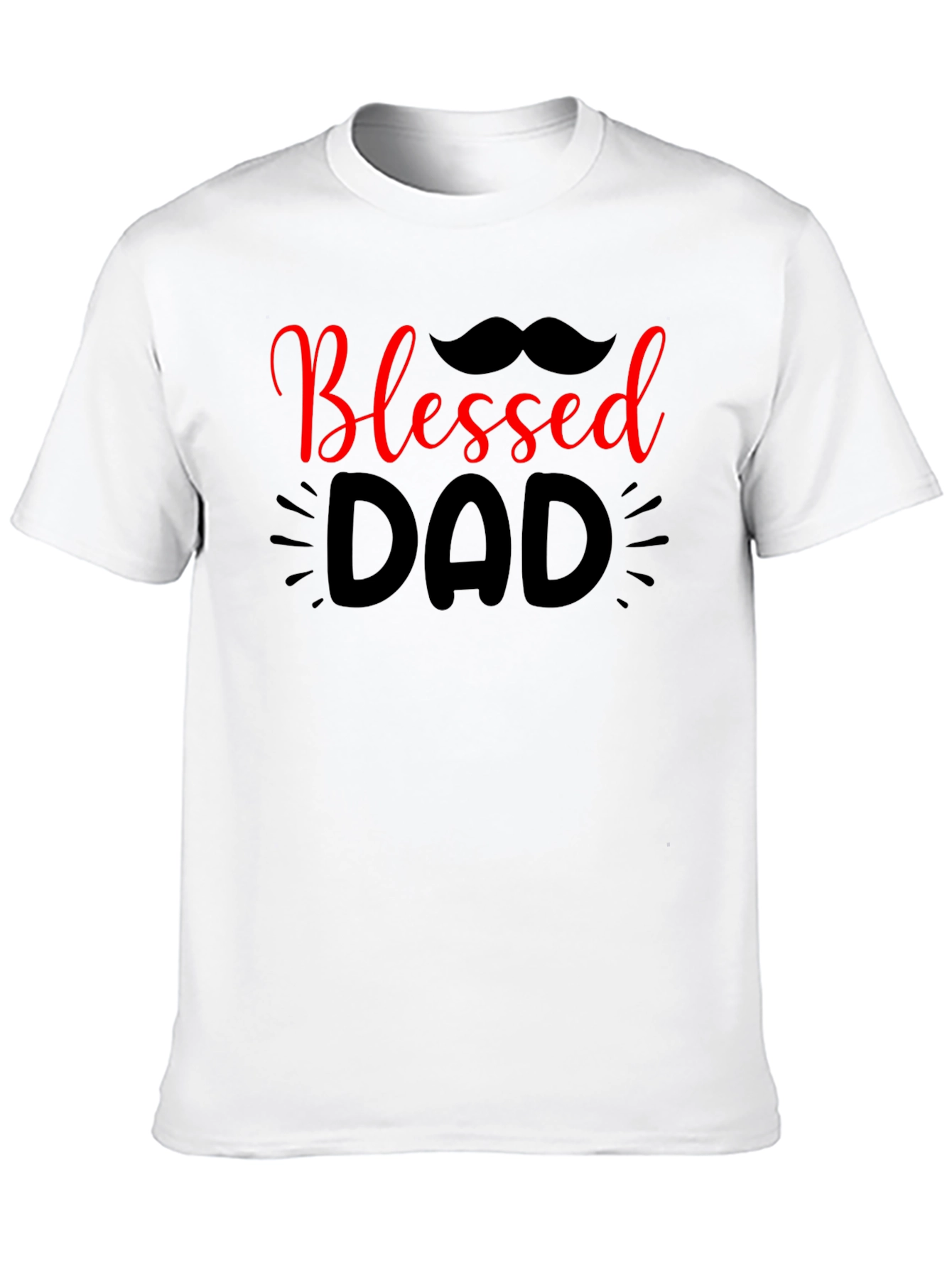 Blessed Dad Black T-Shirt - 10