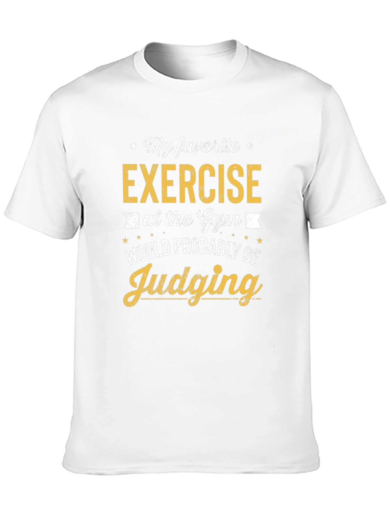 Black Gym Judging Exercise Graphic T-Shirt view 10
