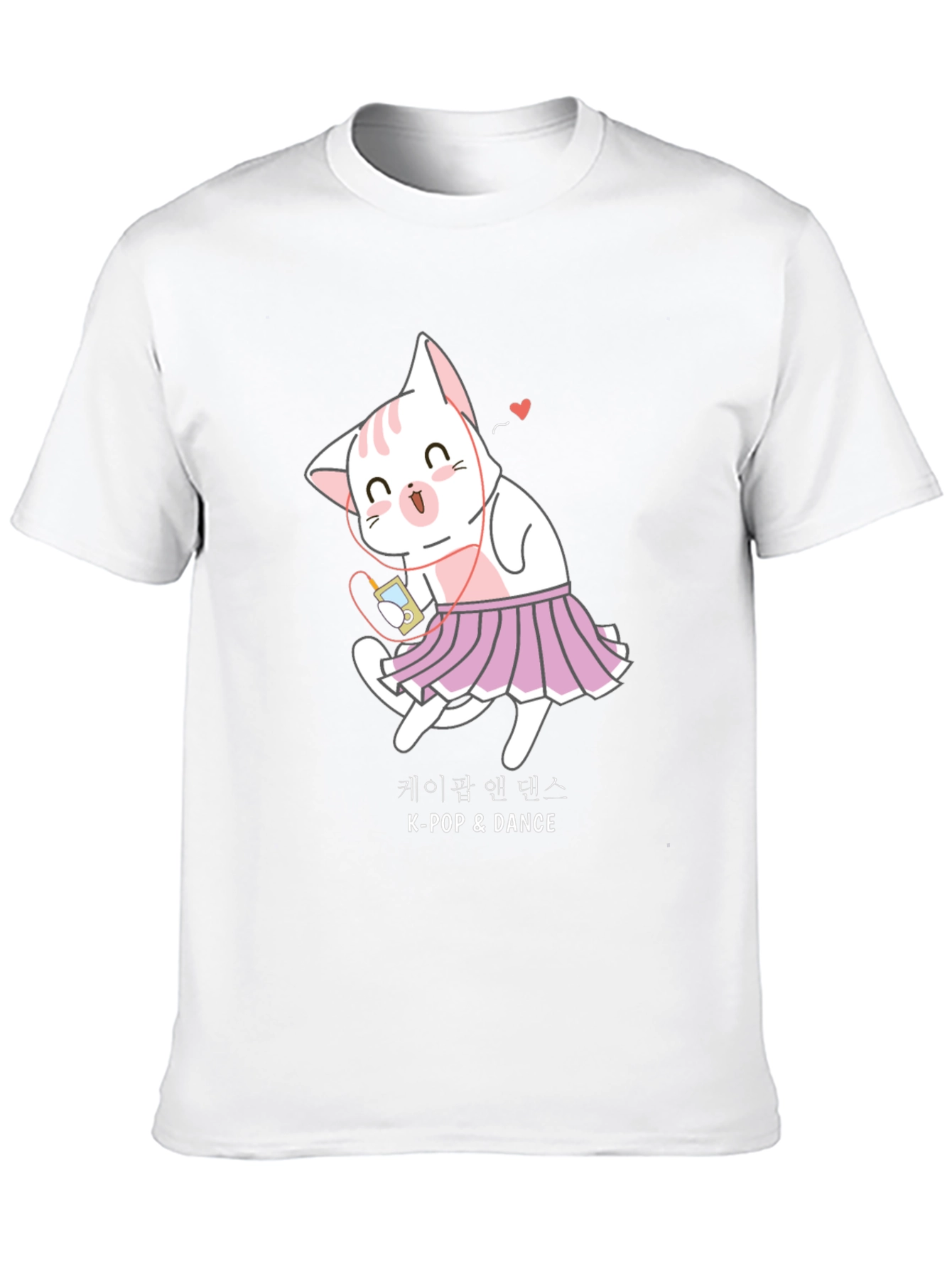 Black K-Pop Dance Cat T-Shirt view 10