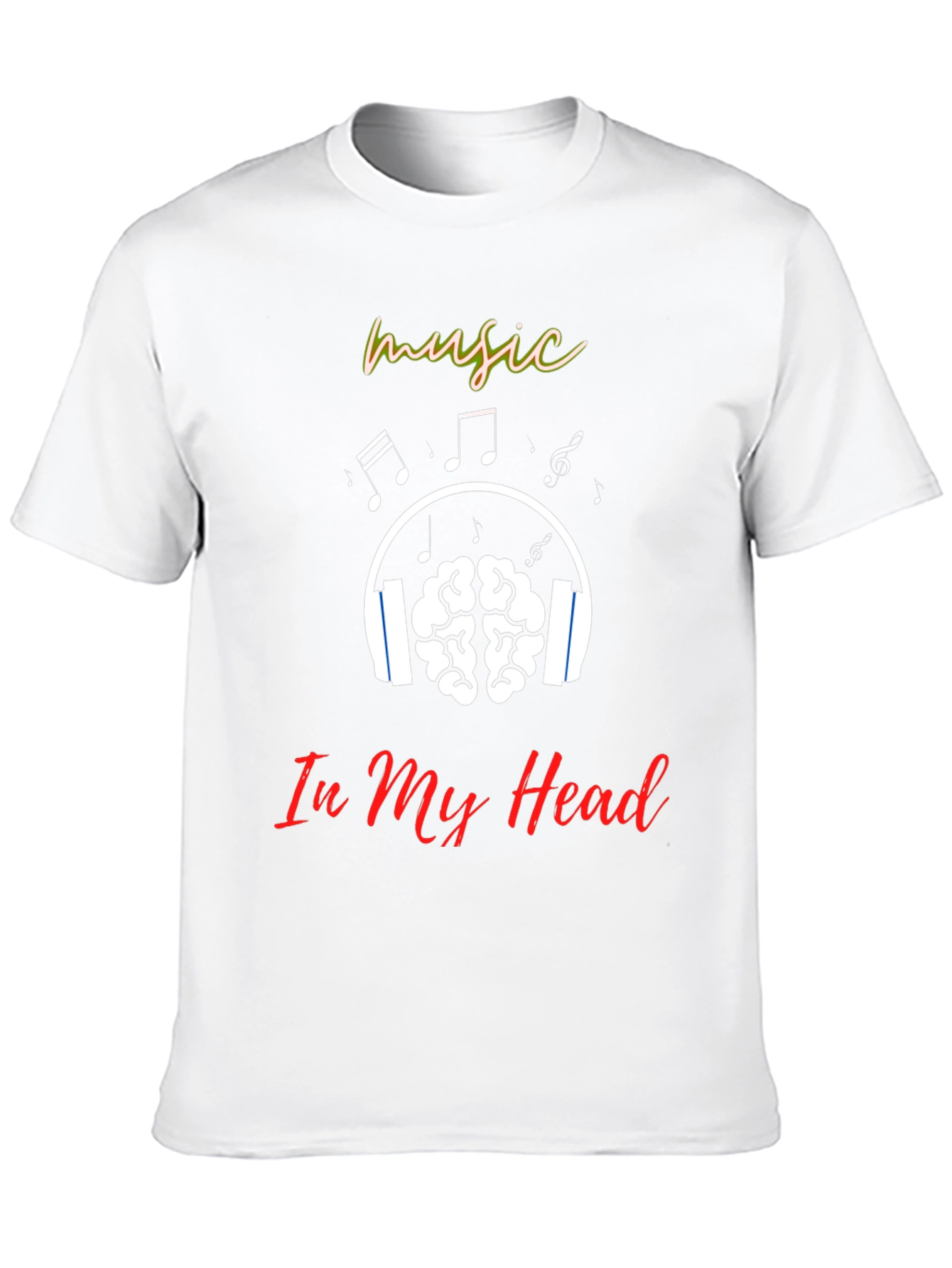 Black Music In My Head T-Shirt view 10