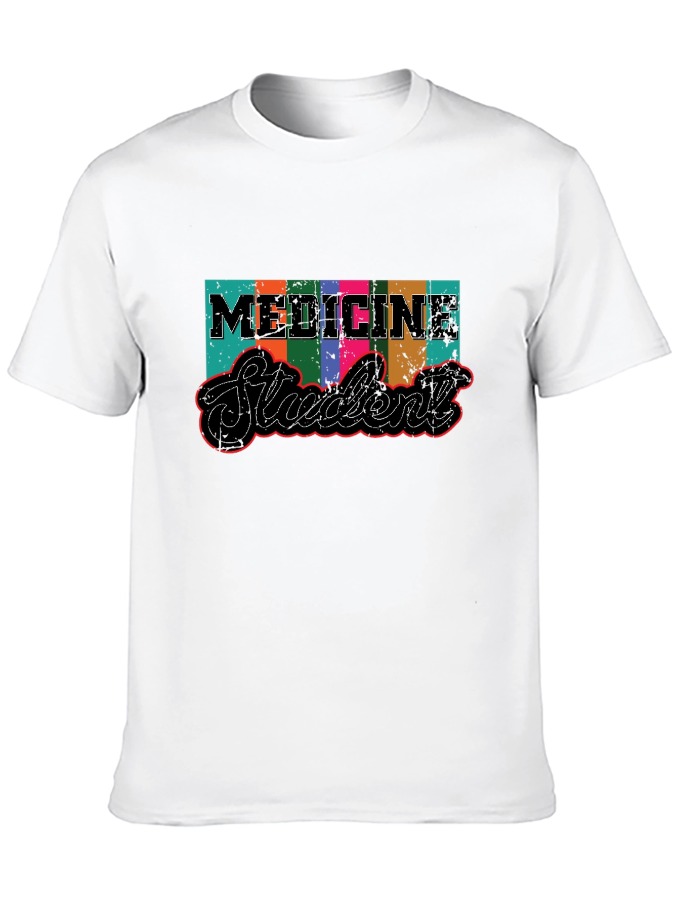 Black Medicine Student Graphic T-Shirt view 10