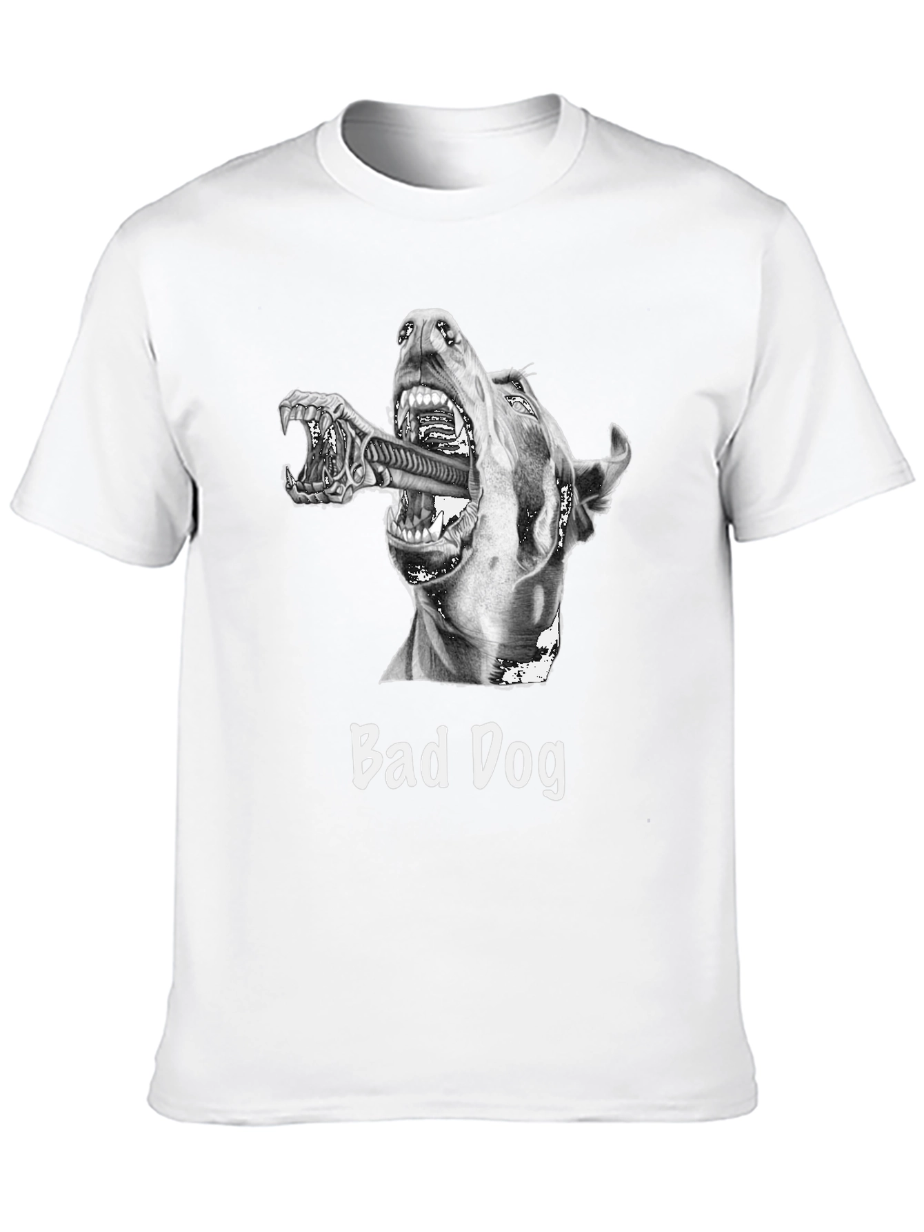 Bad Dog Graphic Tee - Men's Black T-Shirt - 10