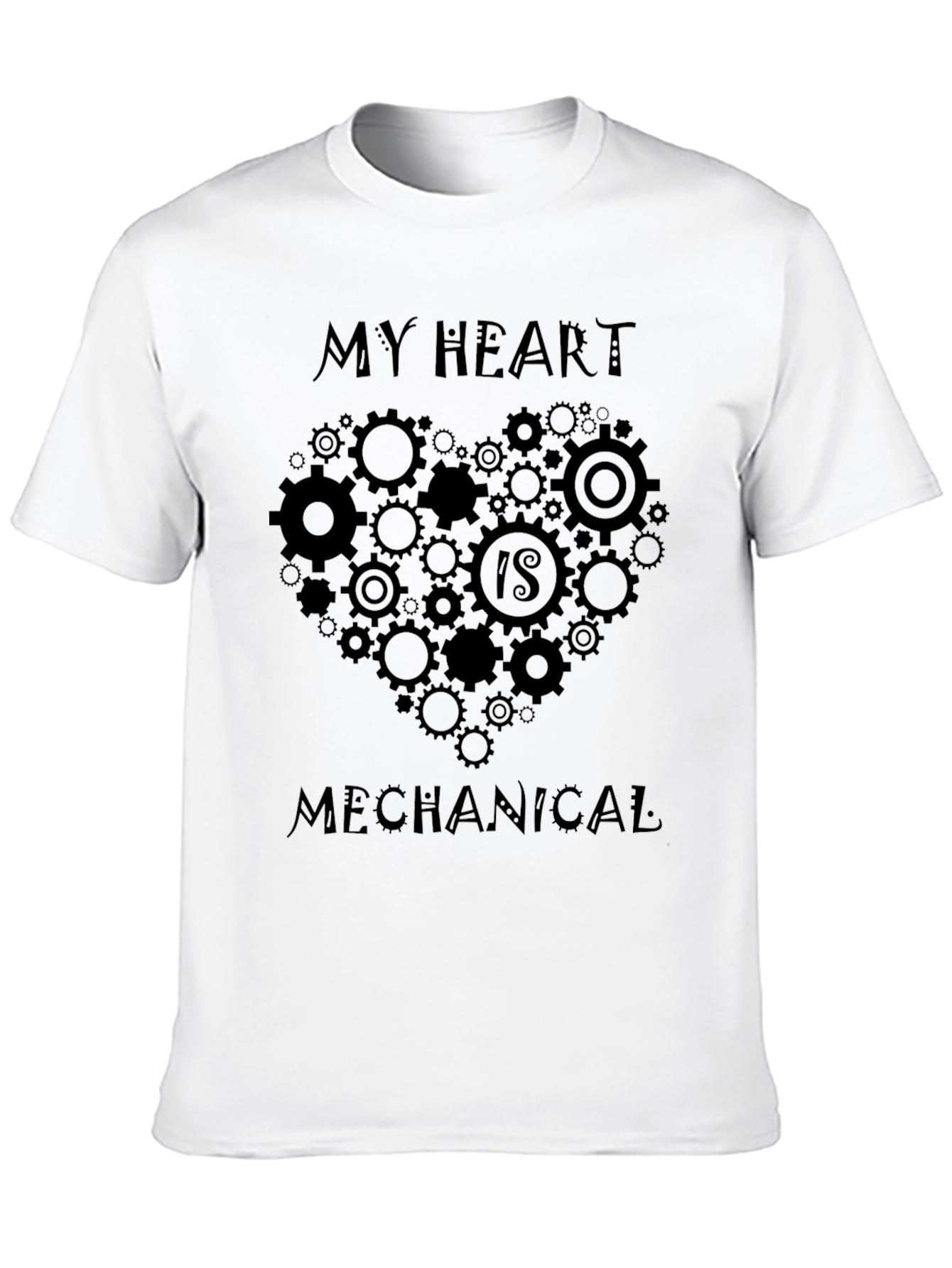 Black My Heart is Mechanical T-Shirt view 10