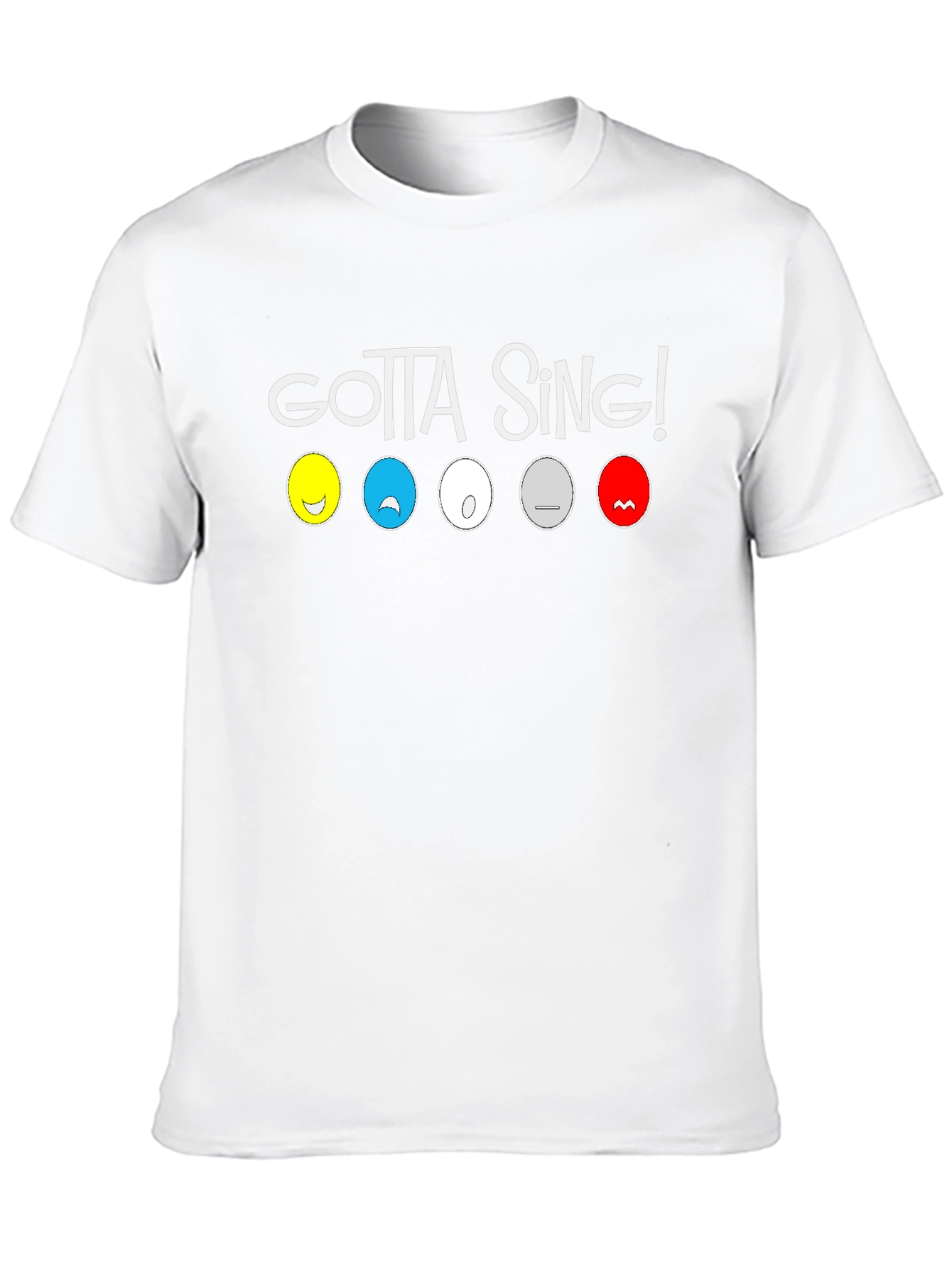 Black Gotta Sing! Emotions T-Shirt - Black Cotton Tee view 10