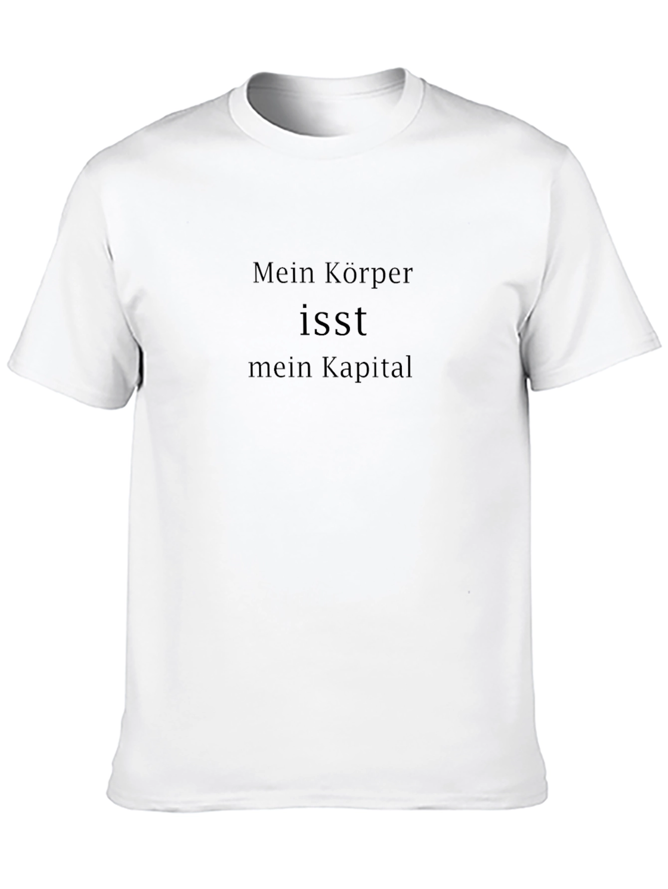 Black Mein Körper Ist Mein Kapital T-Shirt view 10