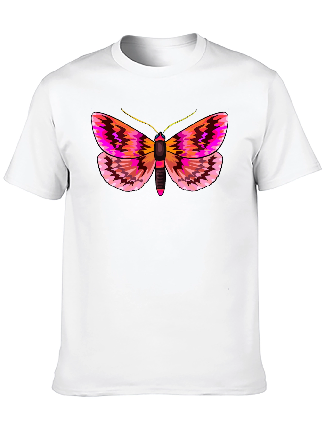 Black Moth Graphic T-Shirt - Unique Butterfly Tee view 10