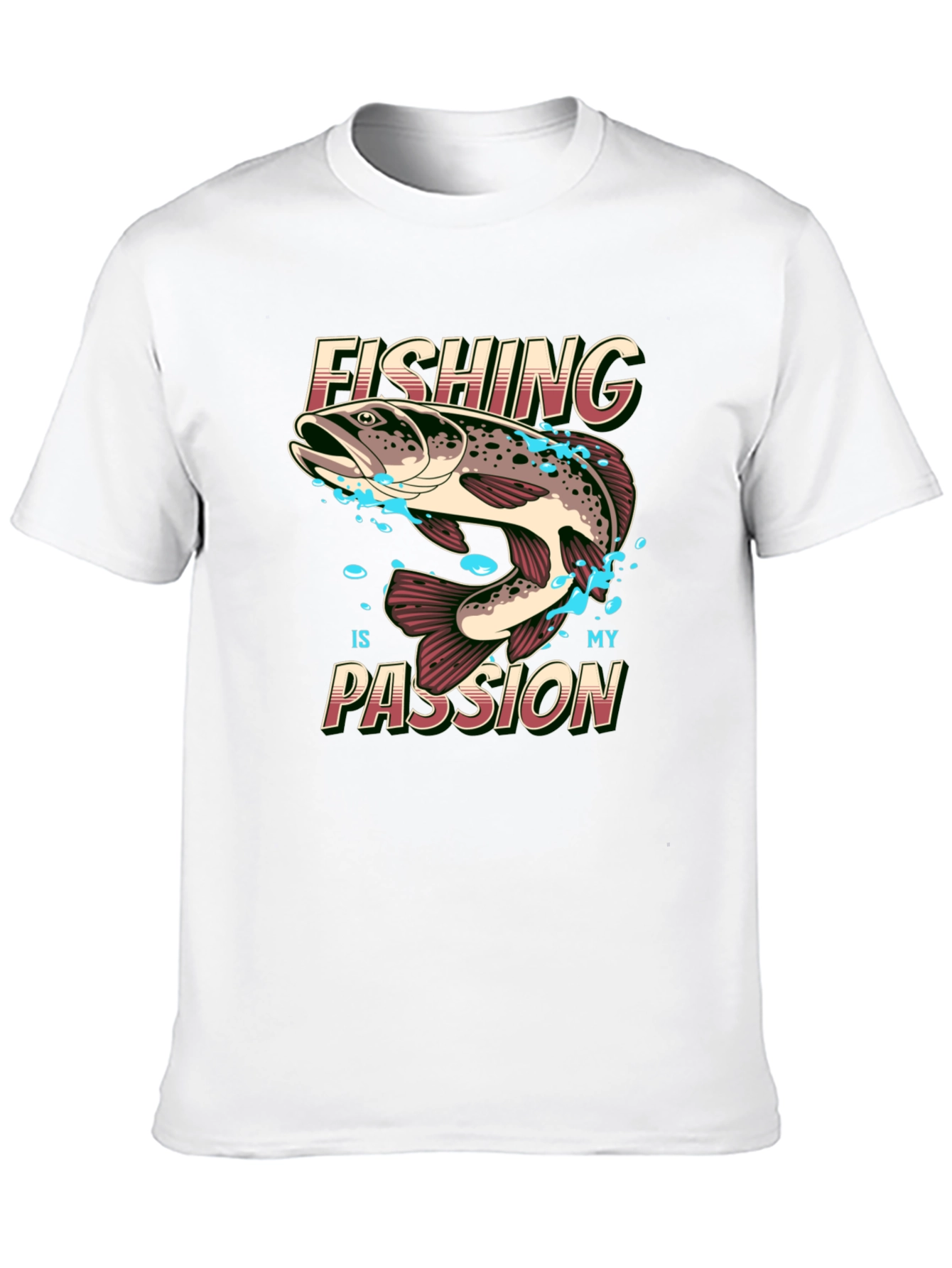 Black Fishing is My Passion Graphic Tee view 10
