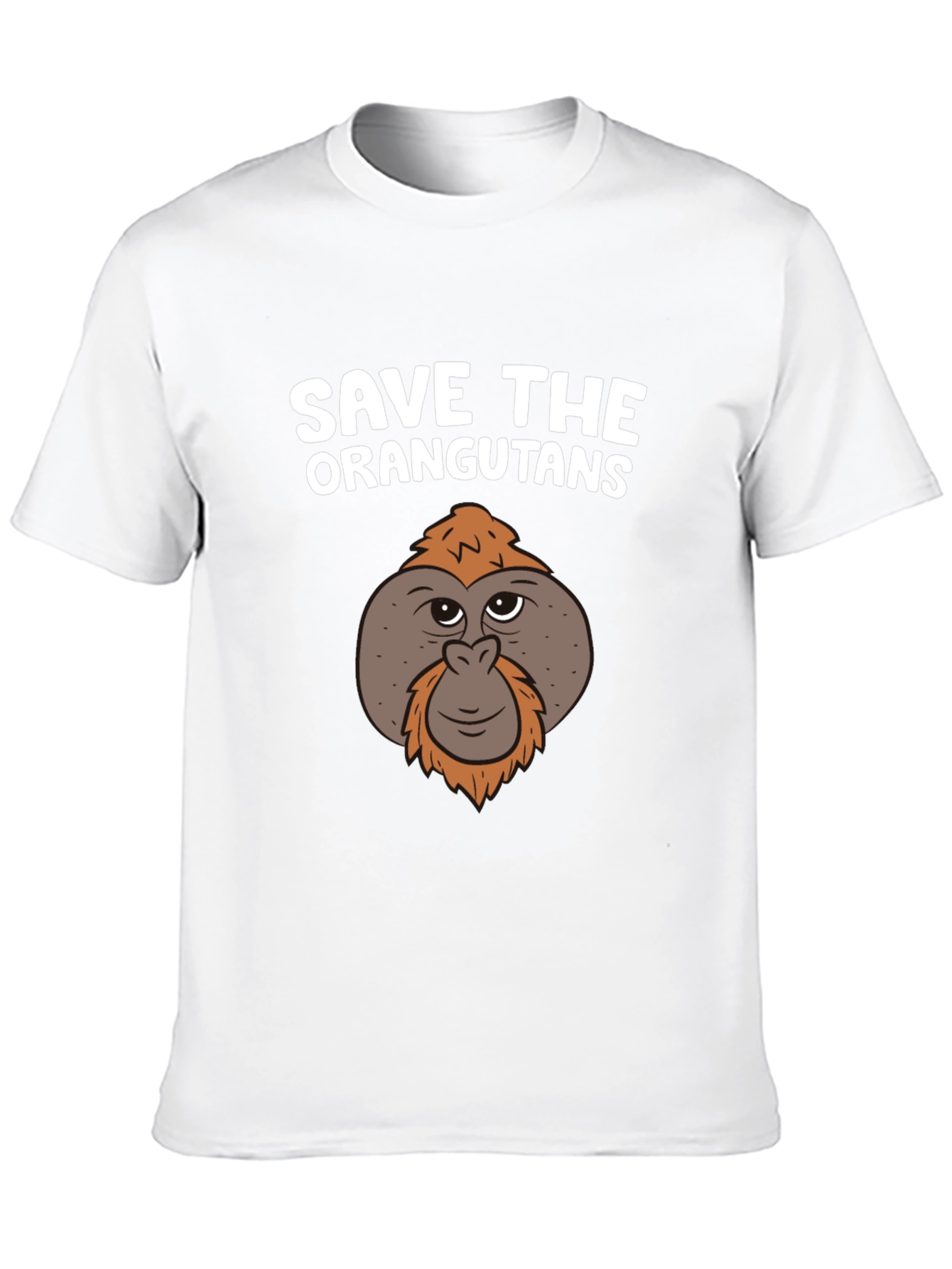 Black Save the Orangutans Graphic T-Shirt view 10