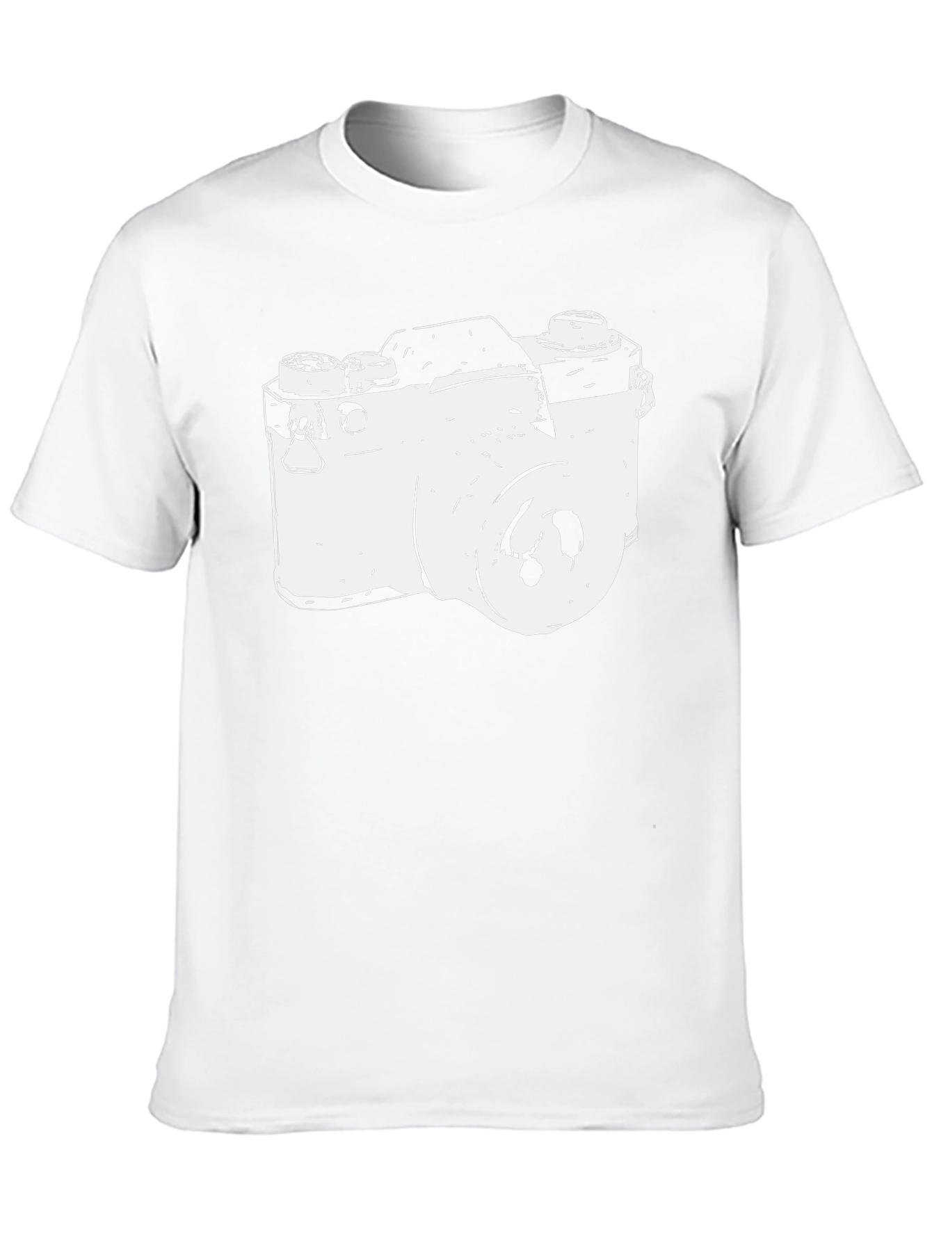 Black Retro Camera Graphic Tee - Classic Style view 10