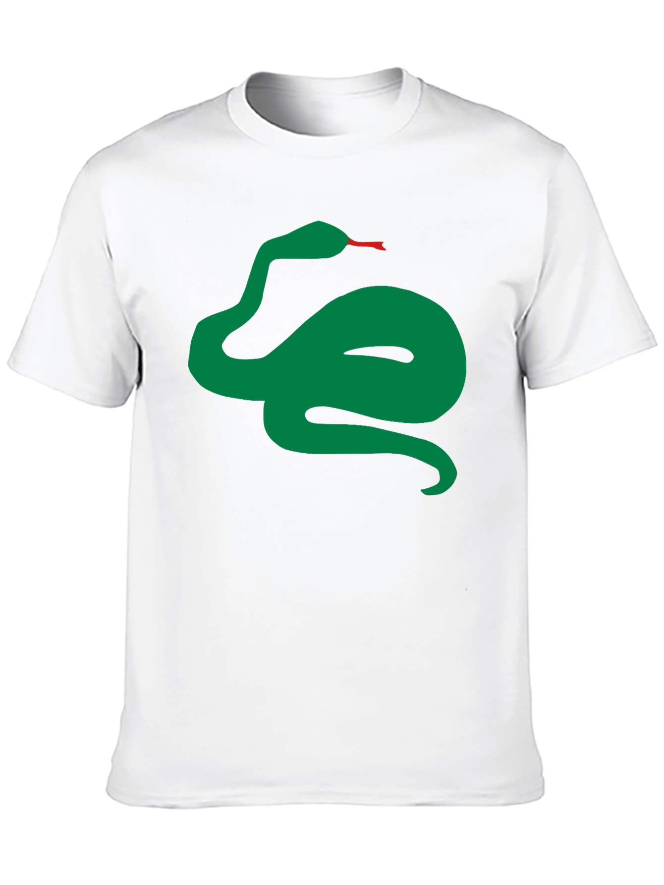 Black Green Snake Graphic Black T-Shirt view 10