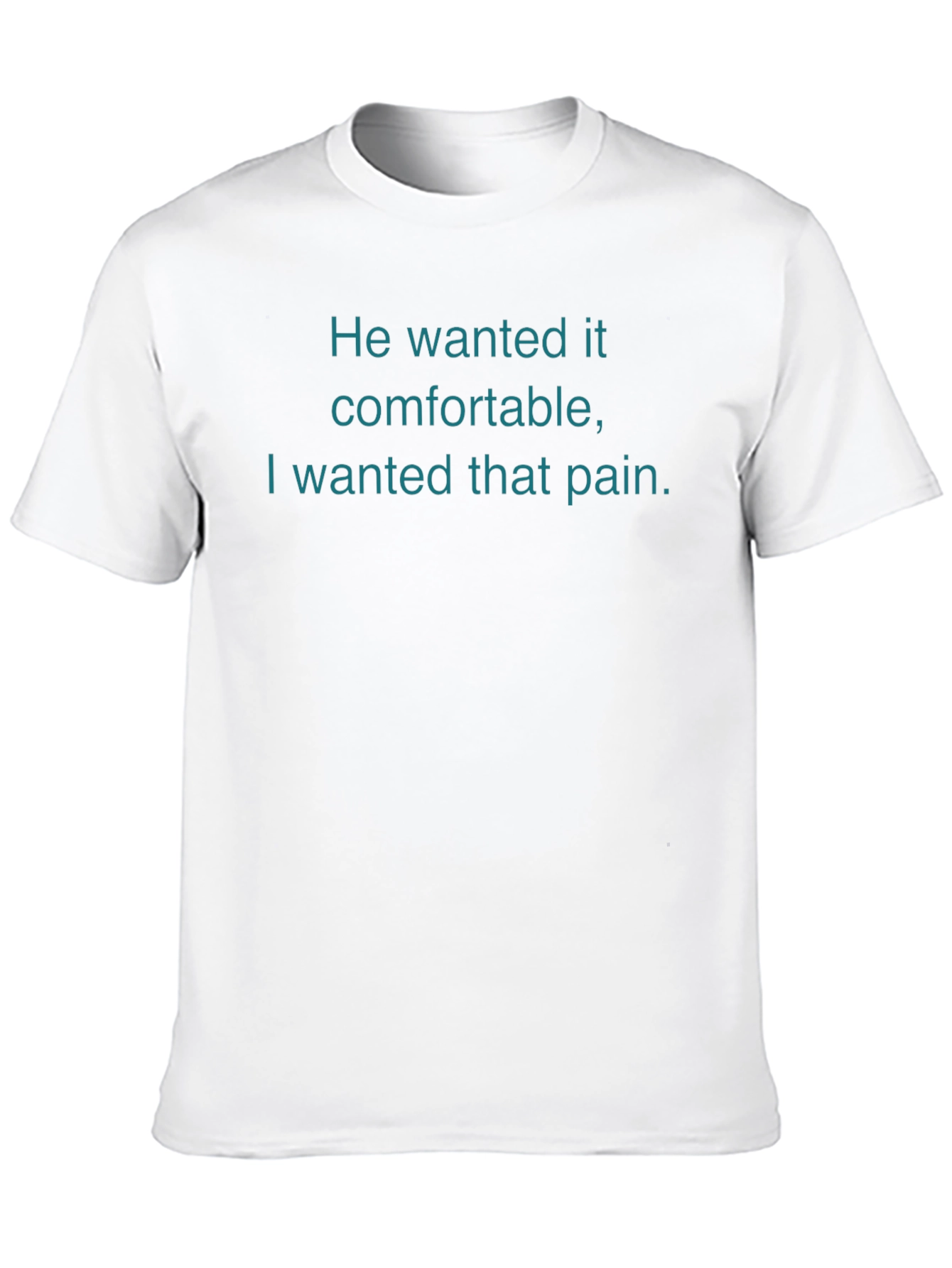 Black Pain Quote Graphic Black T-Shirt view 10