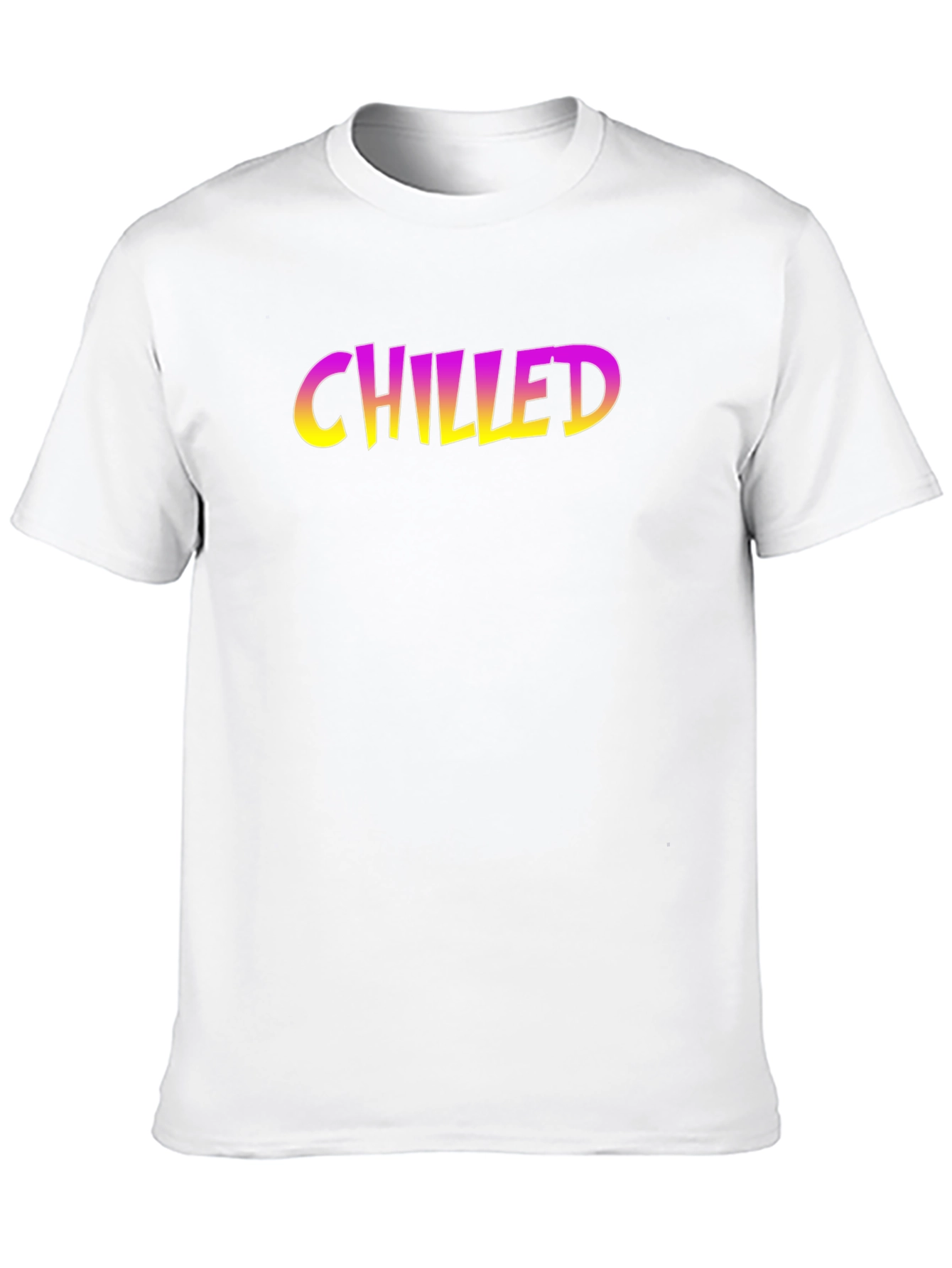 Black Chilled Graphic Tee - Relaxed Vibe view 10