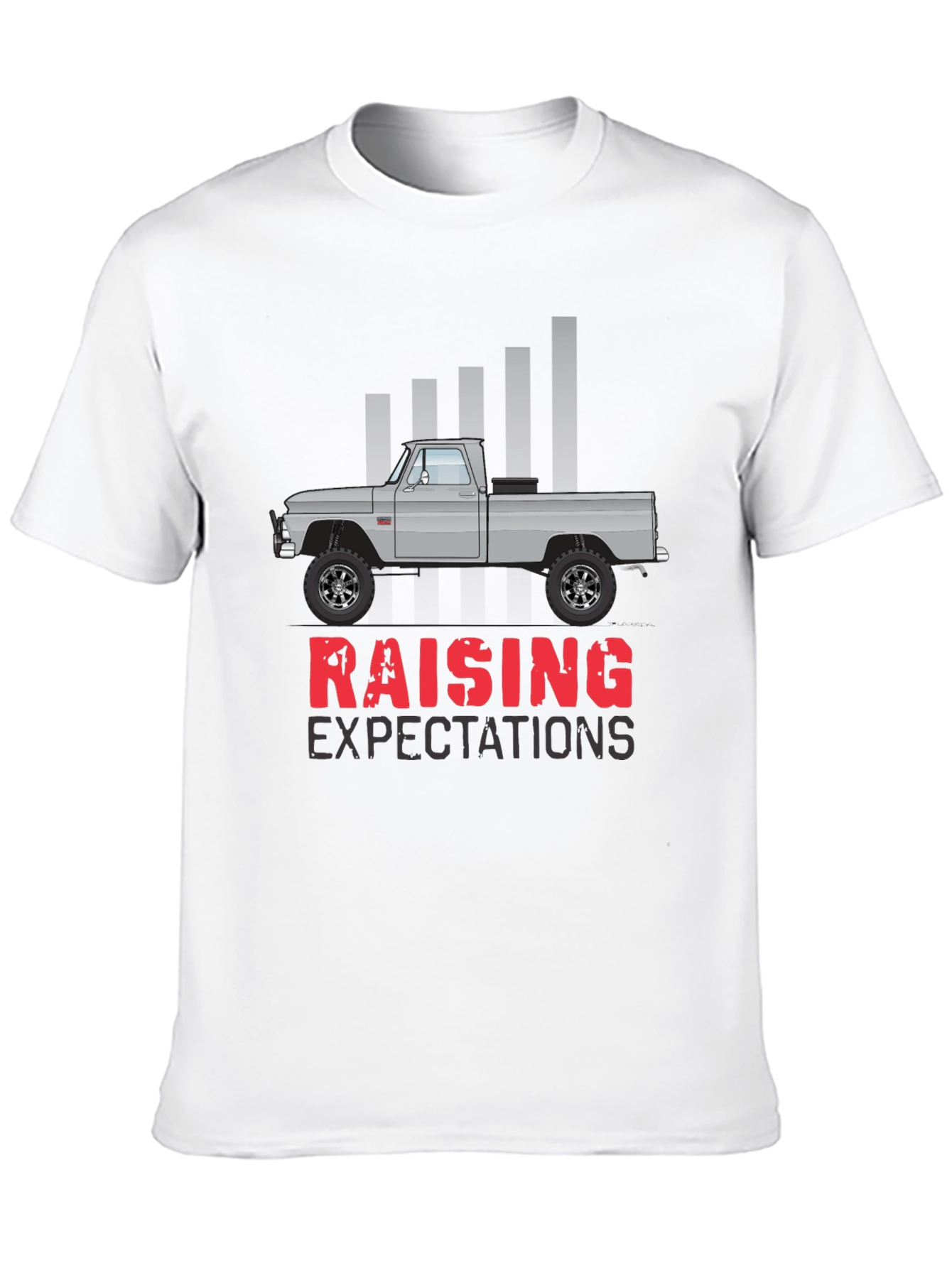 Black Raising Expectations Truck T-Shirt view 10