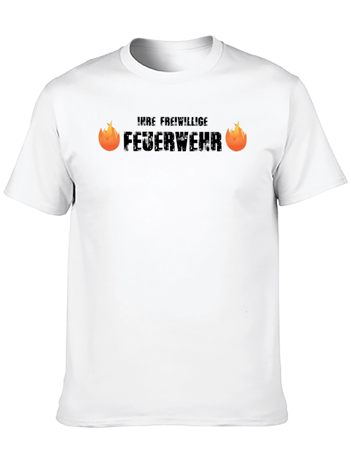 Black Volunteer Firefighter Graphic Tee view 10