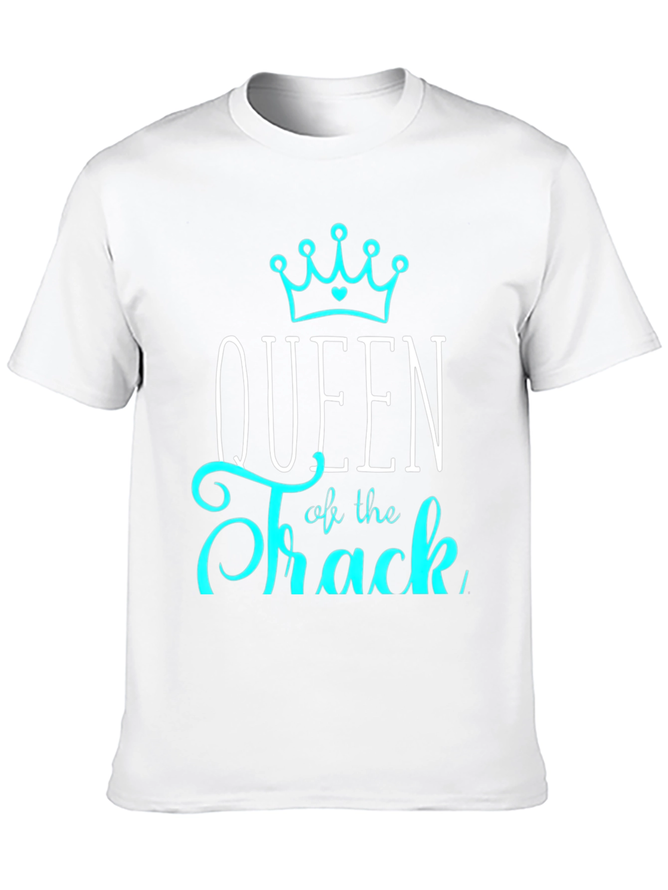 Black Queen of the Track Black T-Shirt view 10