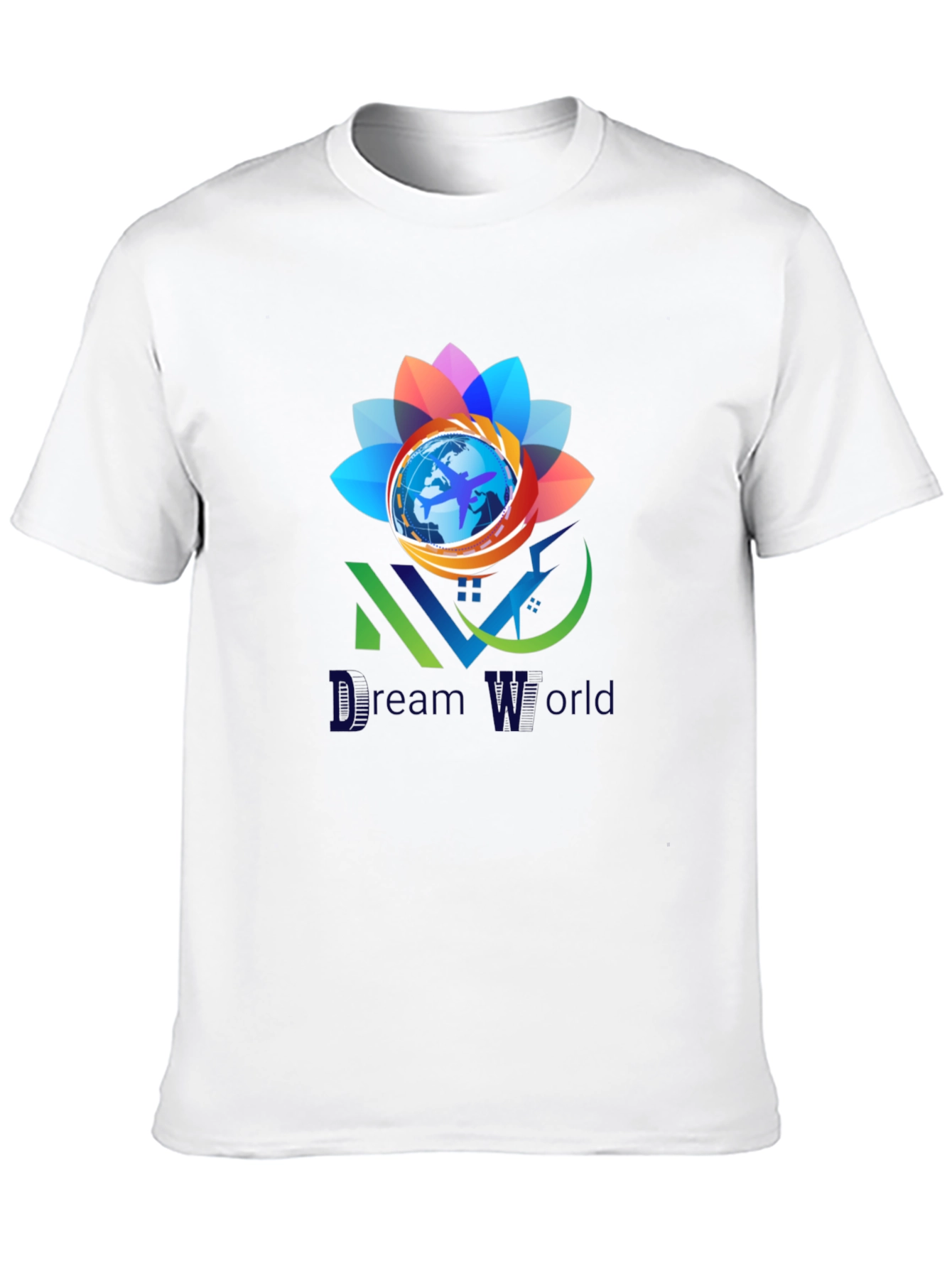 Black Dream World Graphic Tee - Soft Cotton Blend view 10