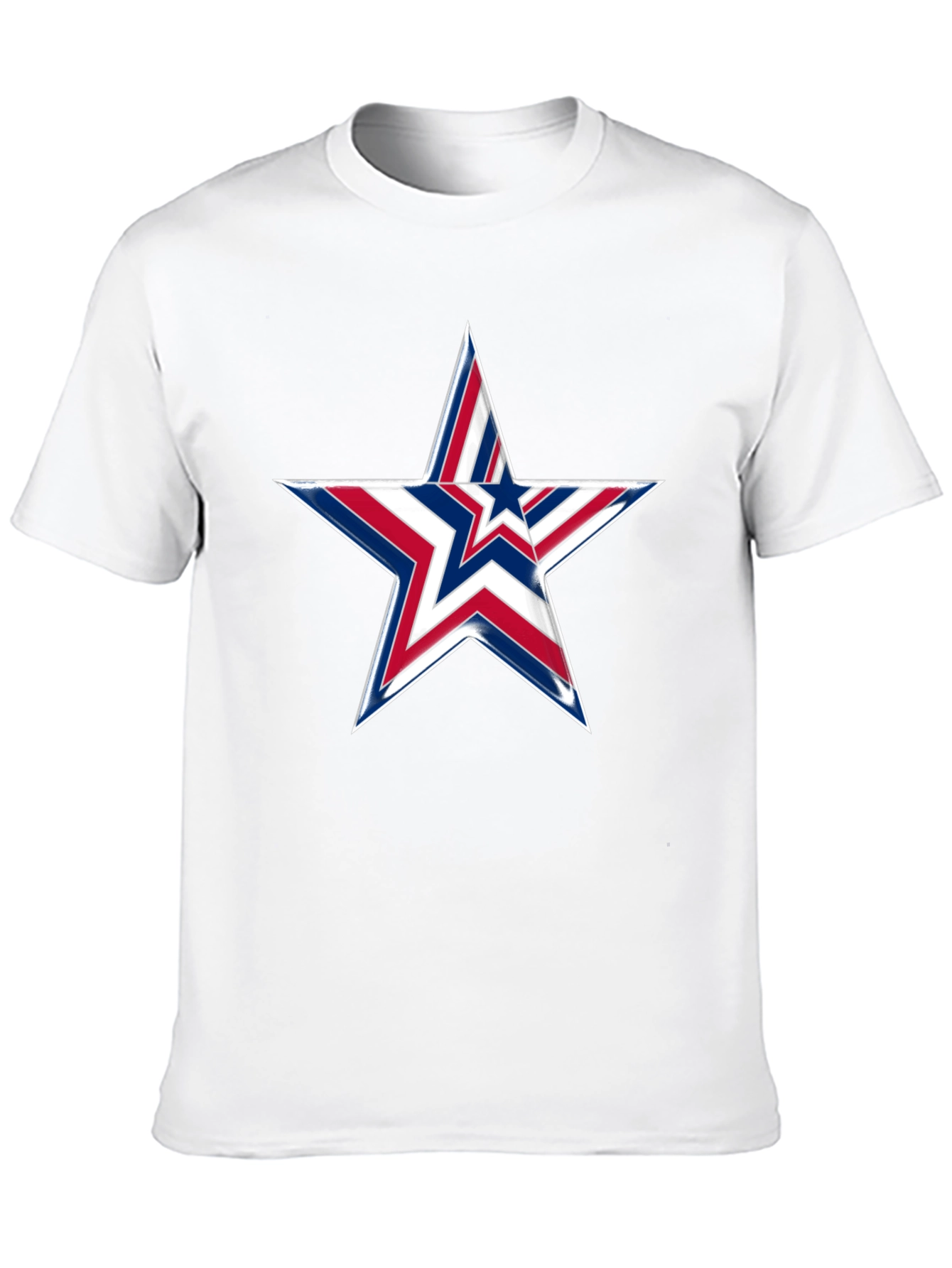 Black Patriotic Star Graphic Tee - USA Pride view 10