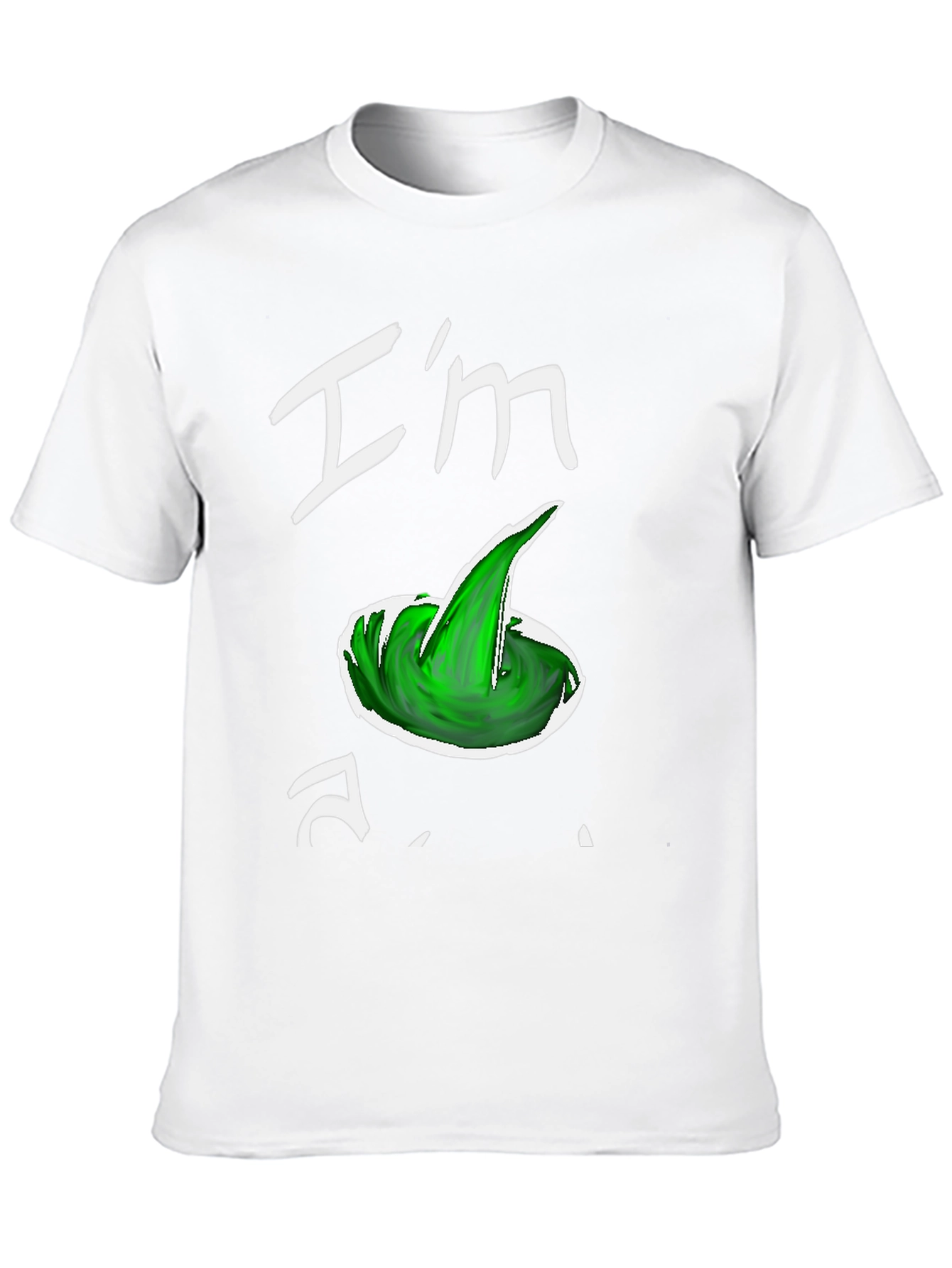 Black I'm a Wizard Hat Graphic T-Shirt view 10