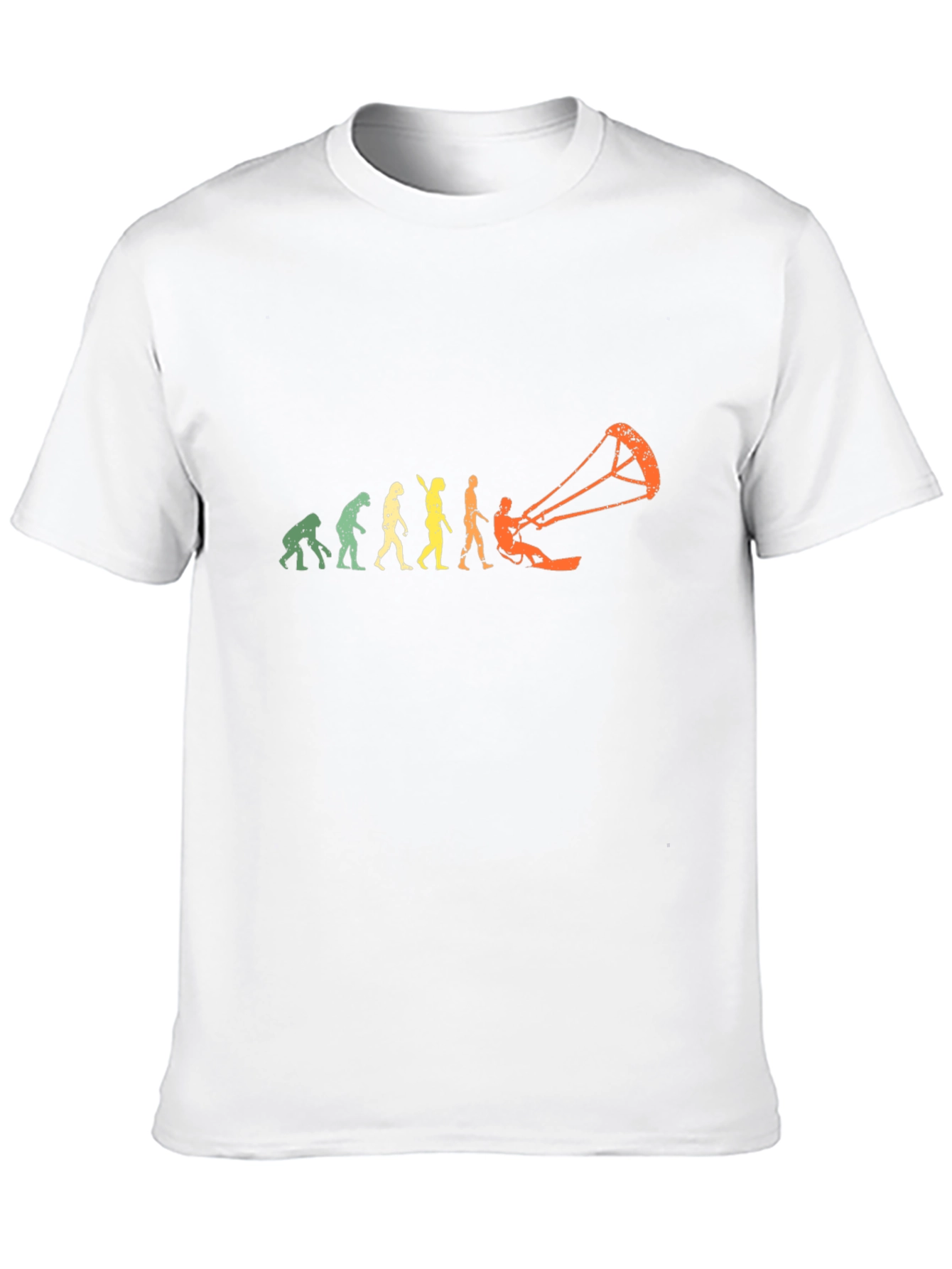 Black Evolution of Kiteboarding Black T-Shirt view 10