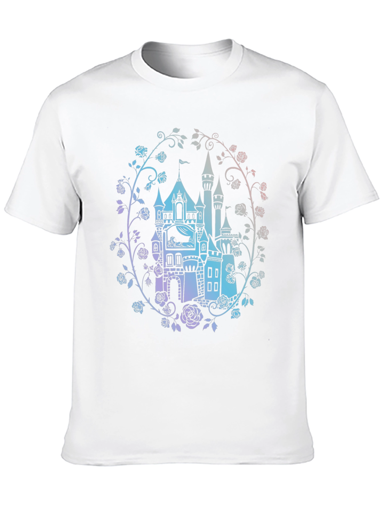Black Enchanted Castle Black T-Shirt view 10