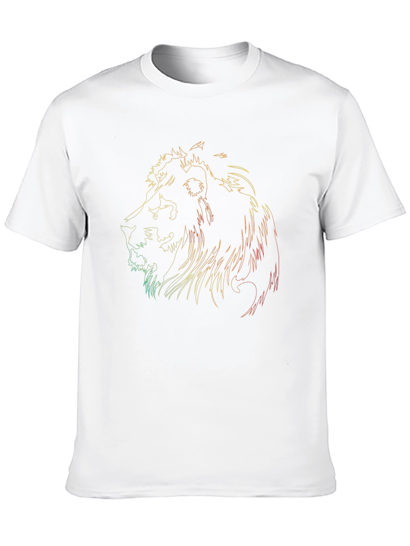 Black Lion Graphic Tee - Cool Reggae Design view 10