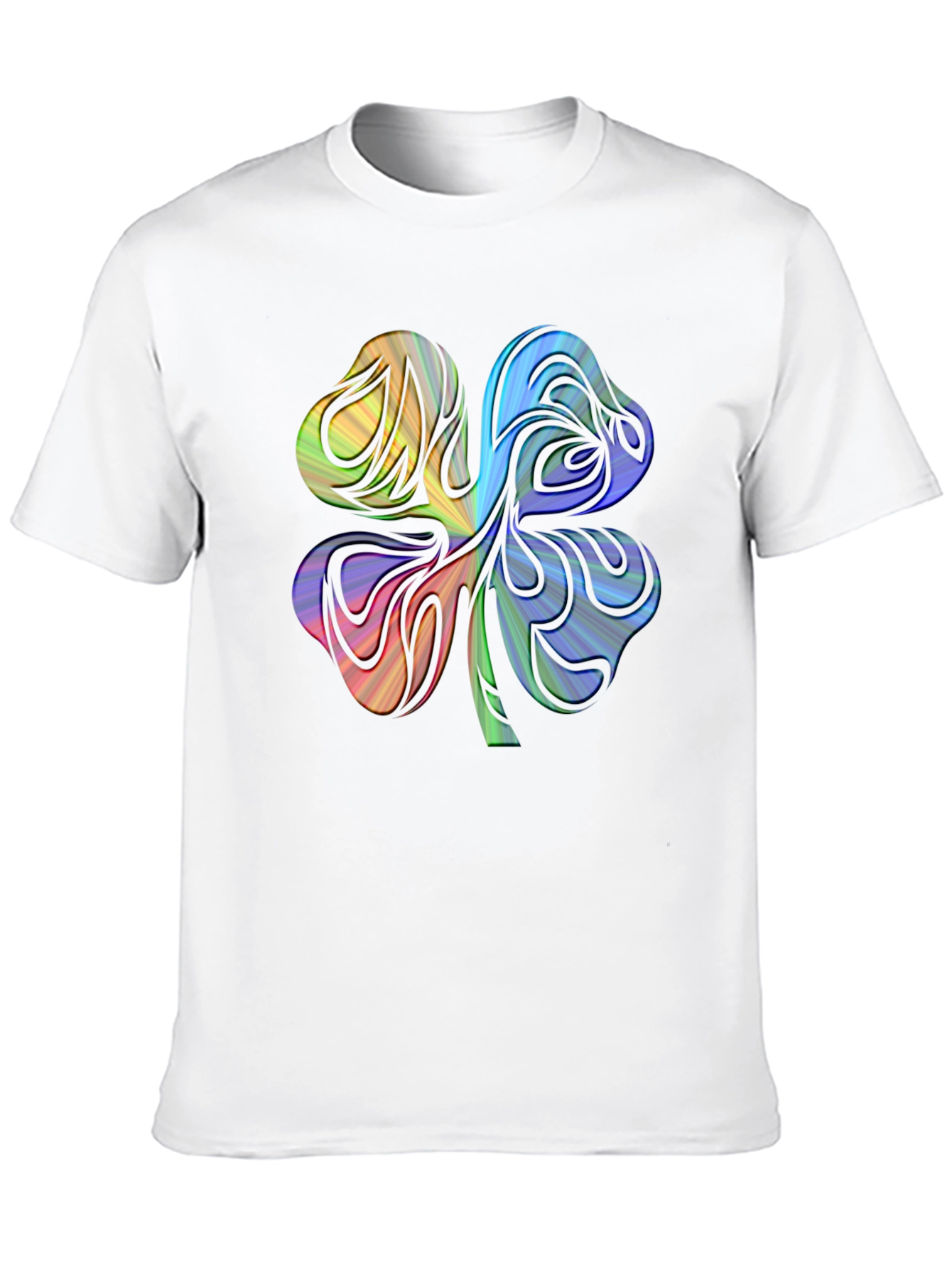 Rainbow Shamrock Graphic Tee - Unisex - 10