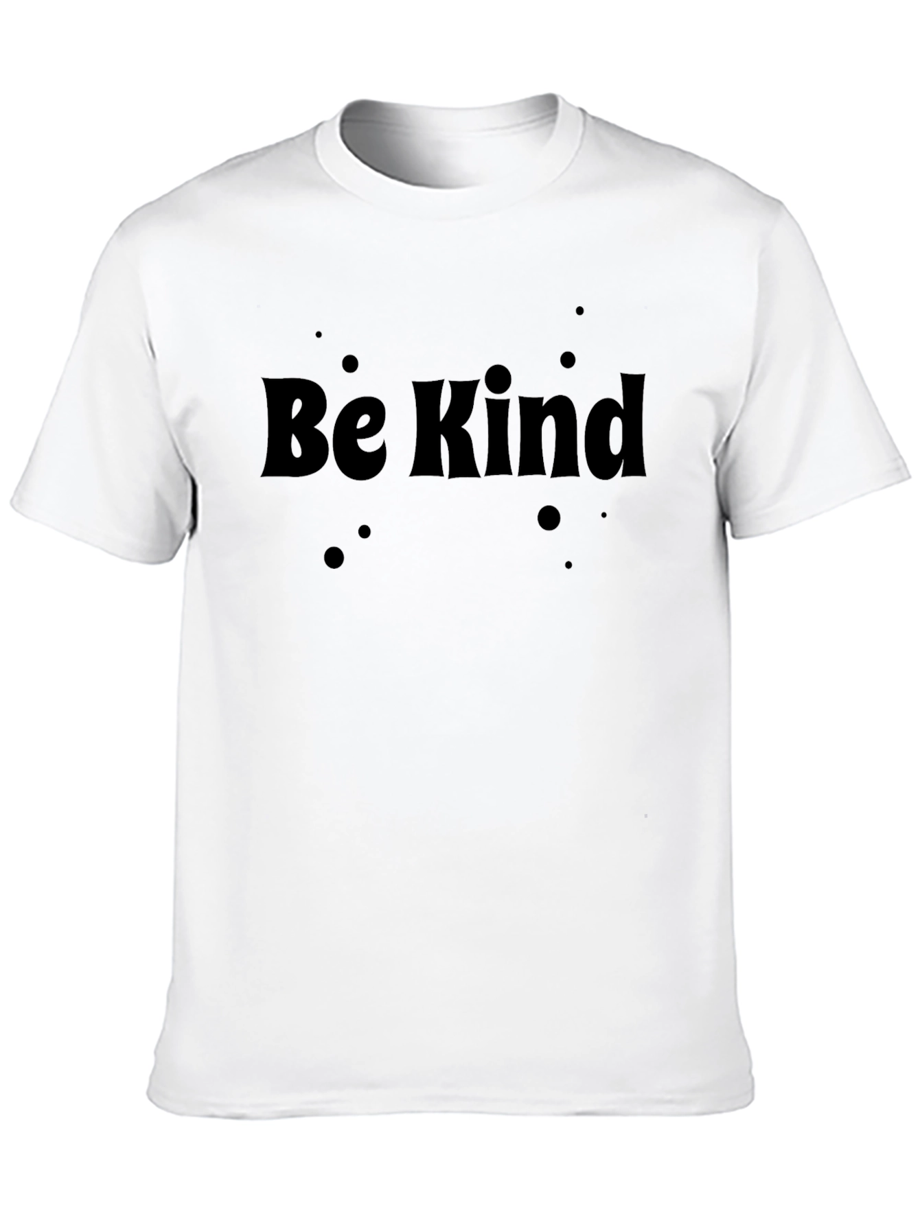 Black Be Kind Black Graphic Tee - Unisex view 10