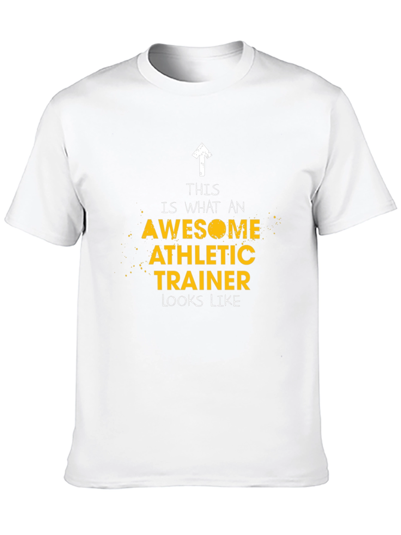 Black Awesome Athletic Trainer T-Shirt view 10