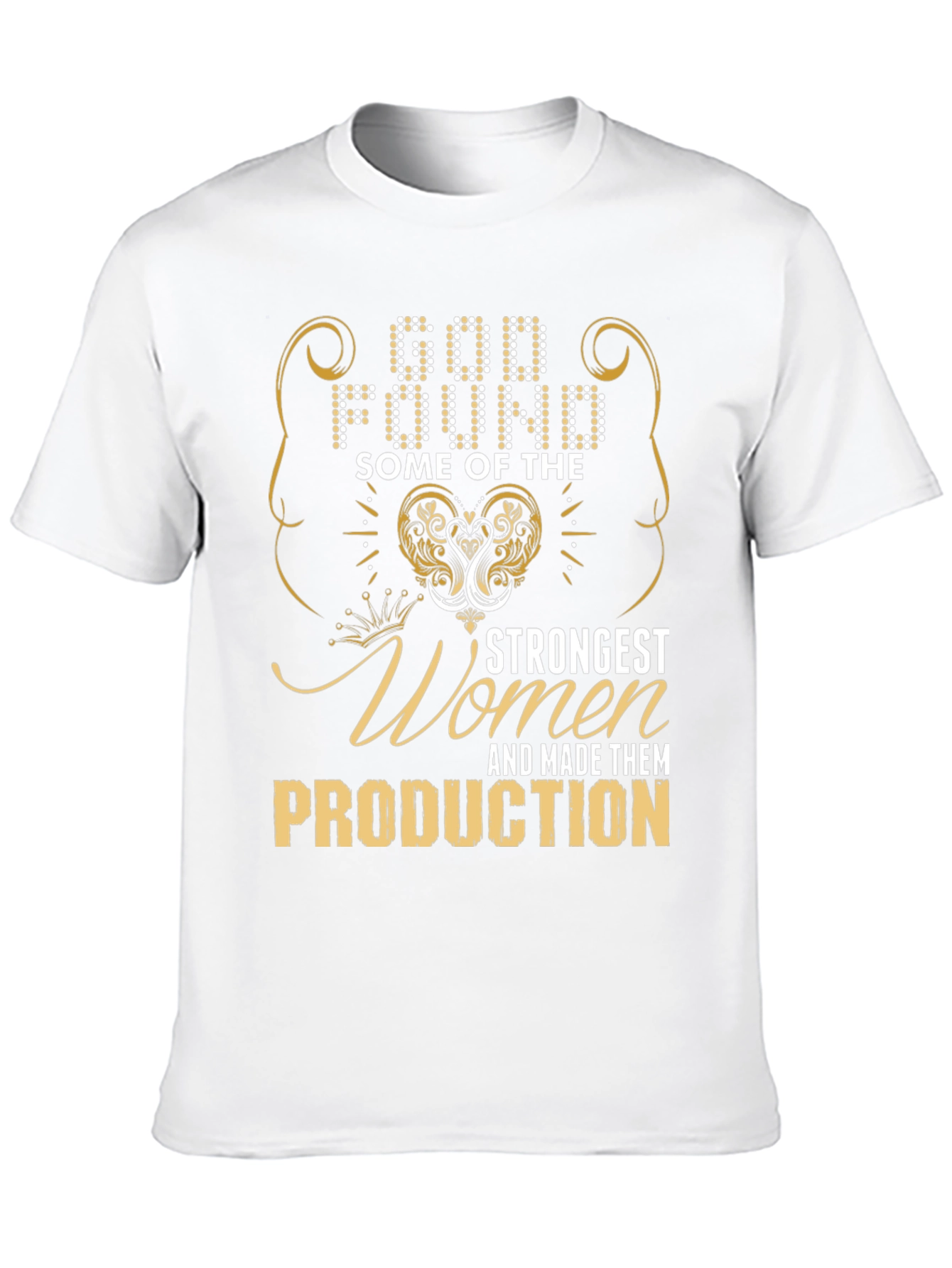 Black Strong Women in Production T-Shirt view 10