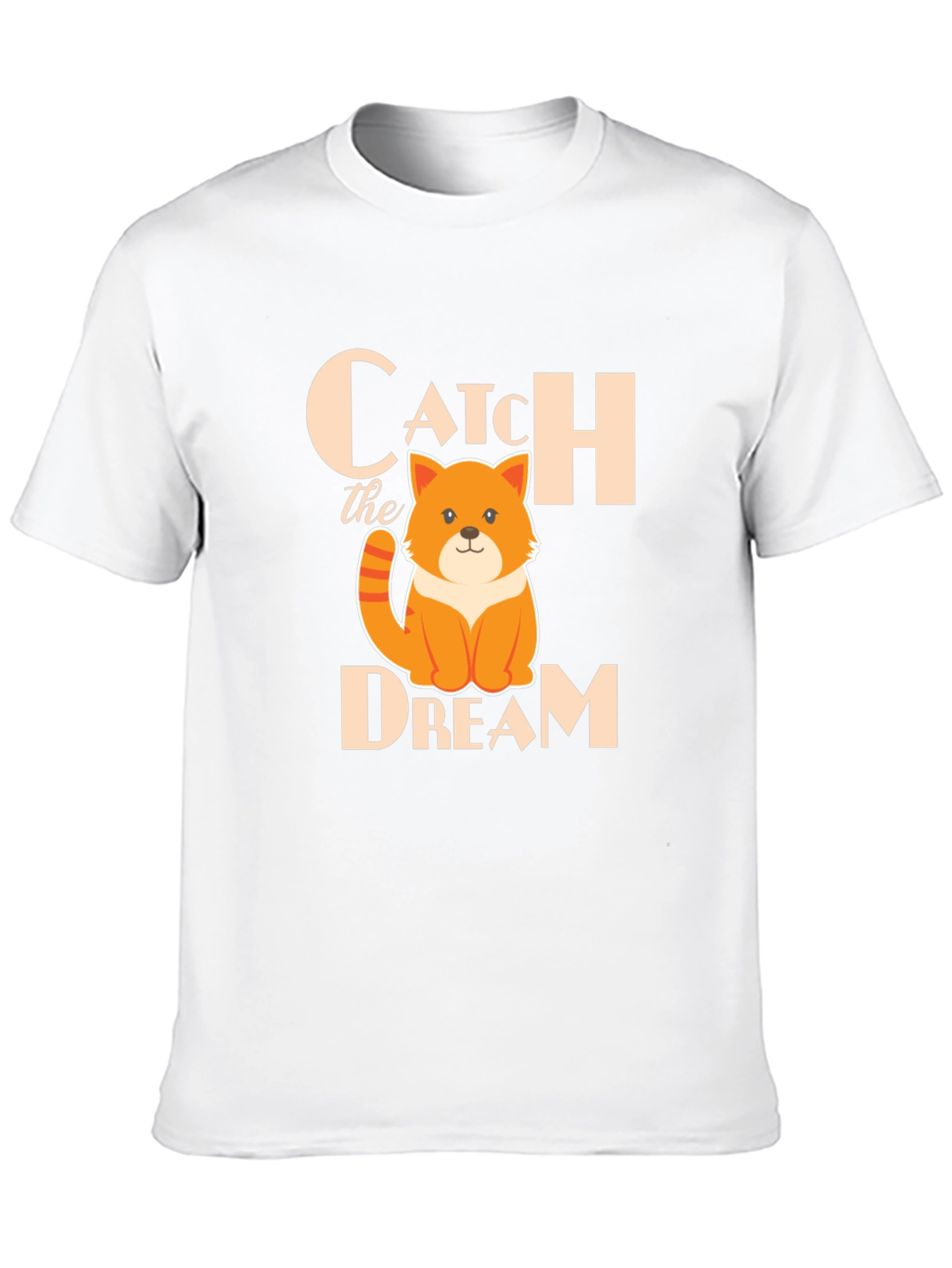 Black Catch the Dream Graphic T-Shirt - Novelty Kitten Tee view 10