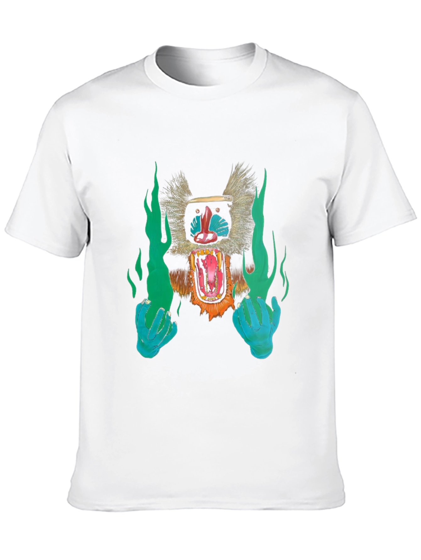 Black Monkey Rage Graphic Tee - Black view 10