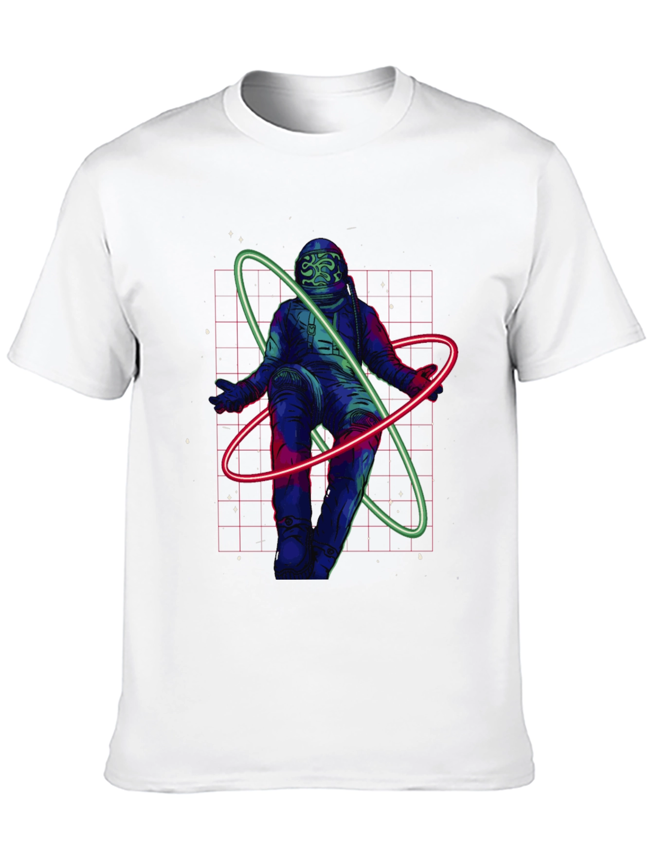 Black Astronaut Graphic T-Shirt - Space Design view 10