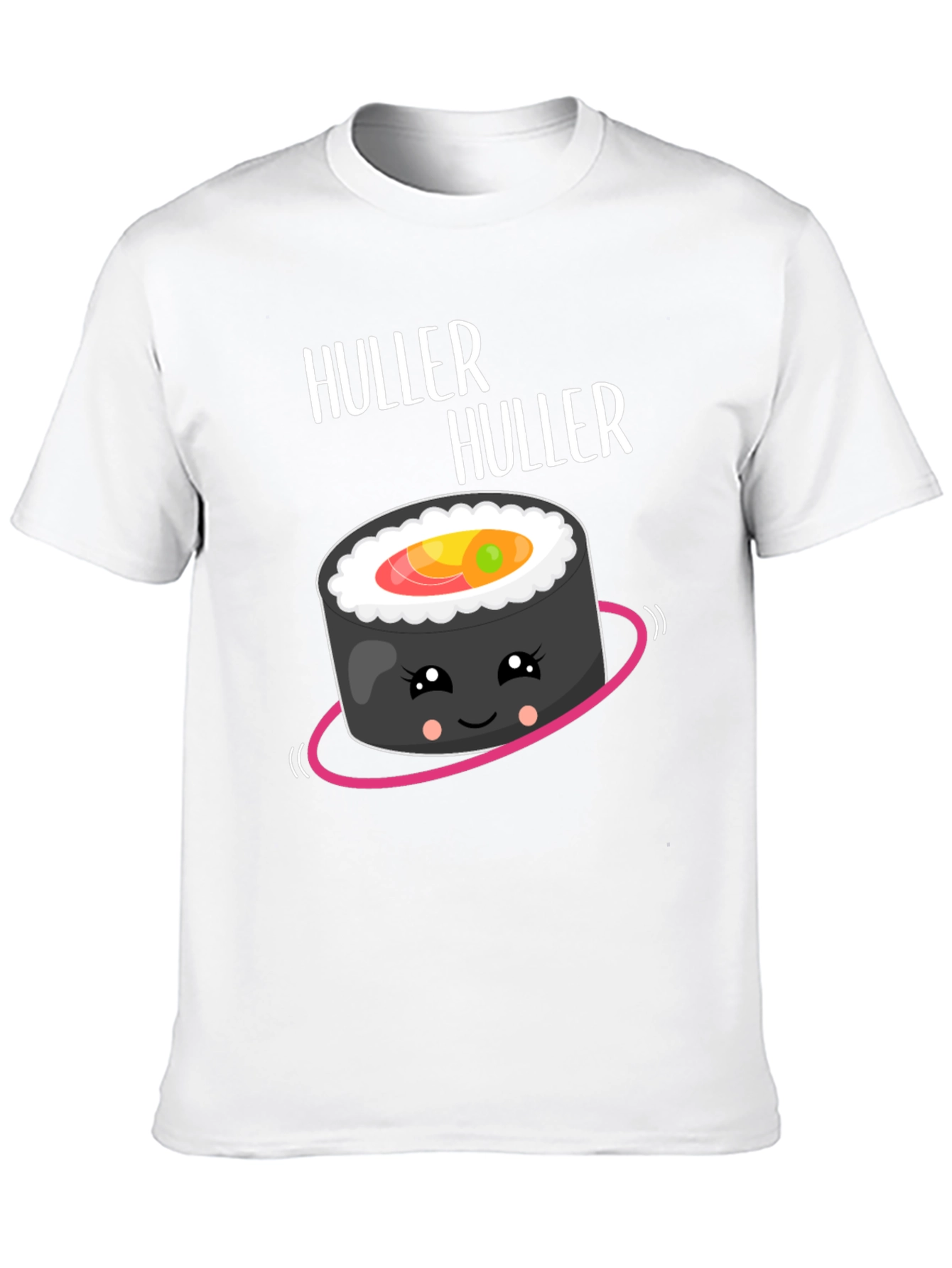Black Huller Sushi Kawaii Style T-Shirt view 10