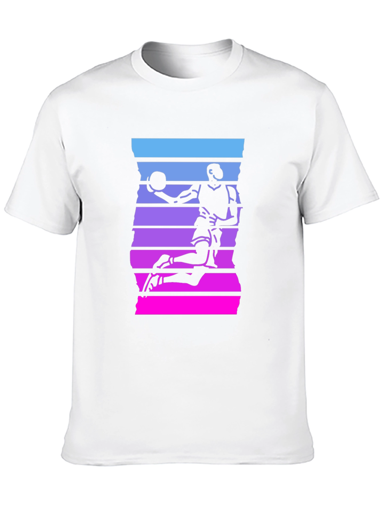 Black Retro Basketball Player Graphic Tee view 10