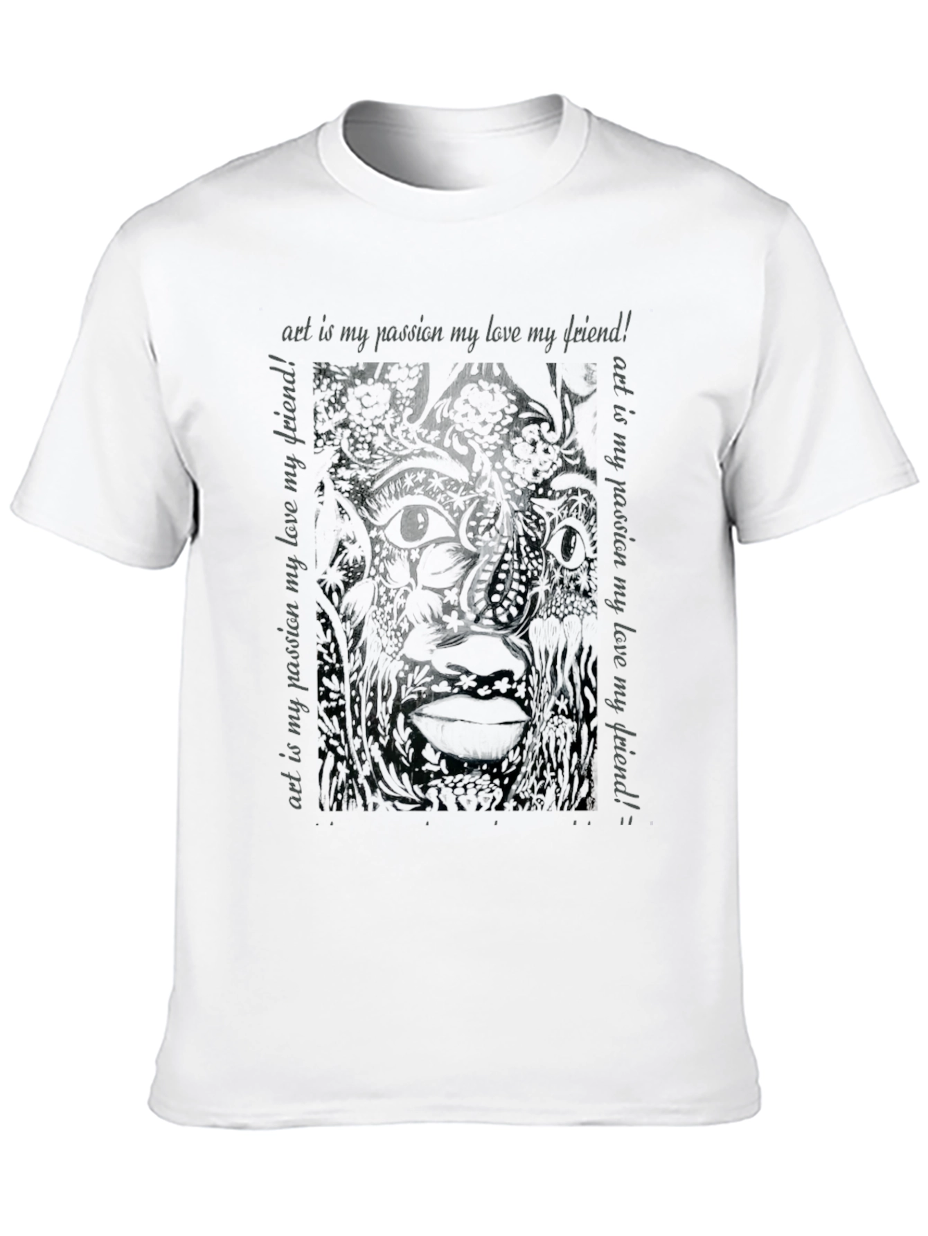 Black Art is My Passion Graphic Tee - Black view 10