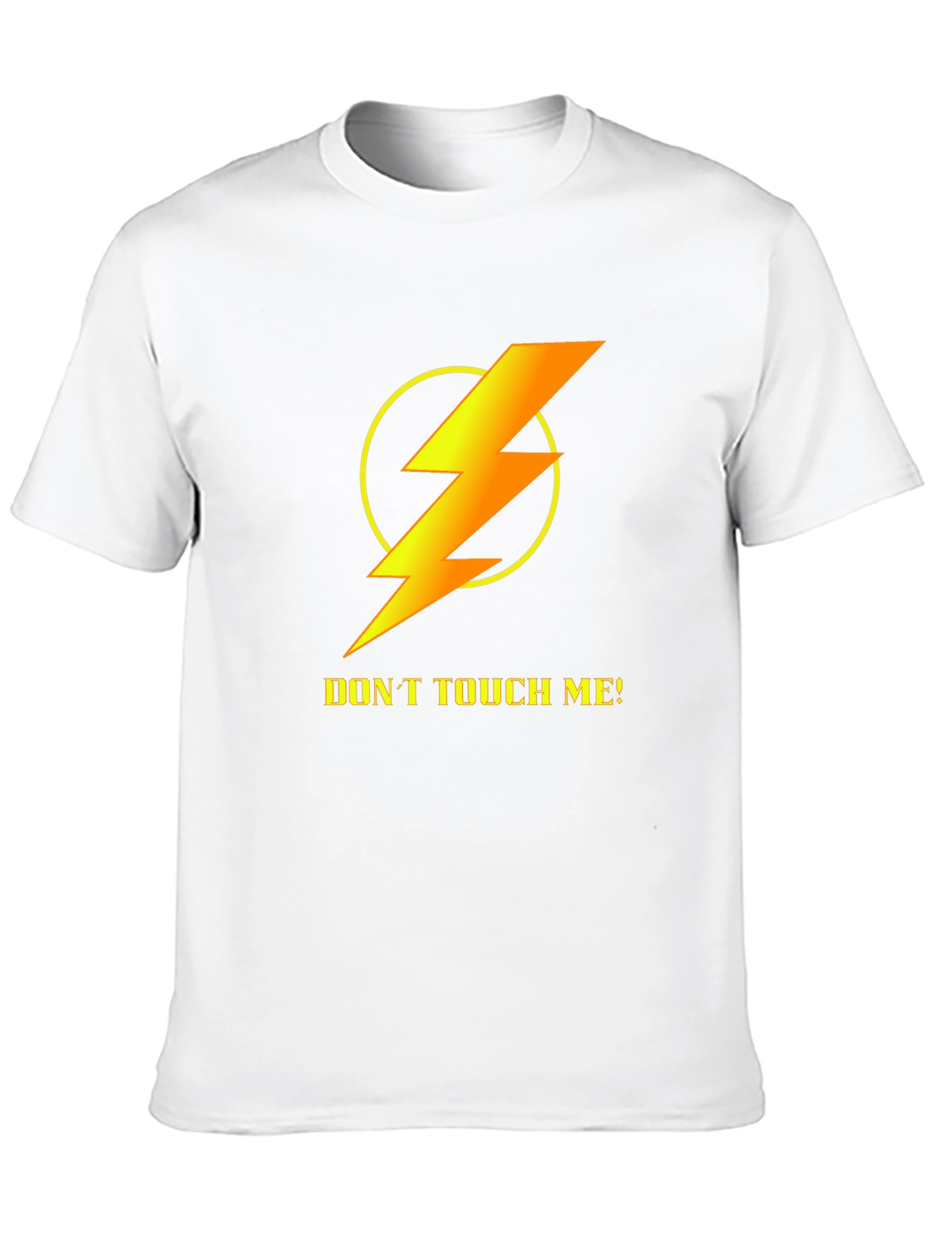 Black Don't Touch Me Graphic T-Shirt view 10